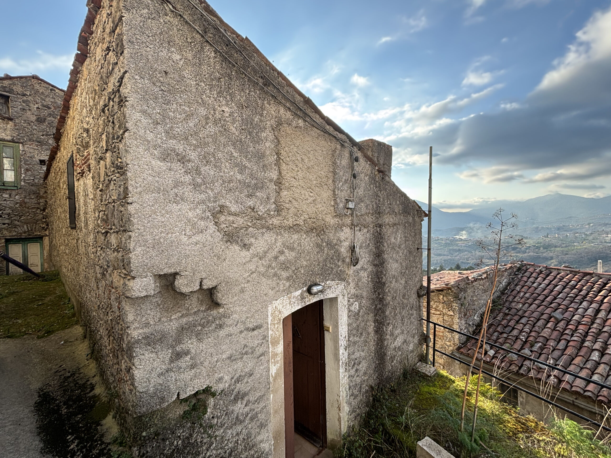 Home for Major Renovation Lauria - Investment in Historic Center with Views of the Valley and Basilicata Mountains.