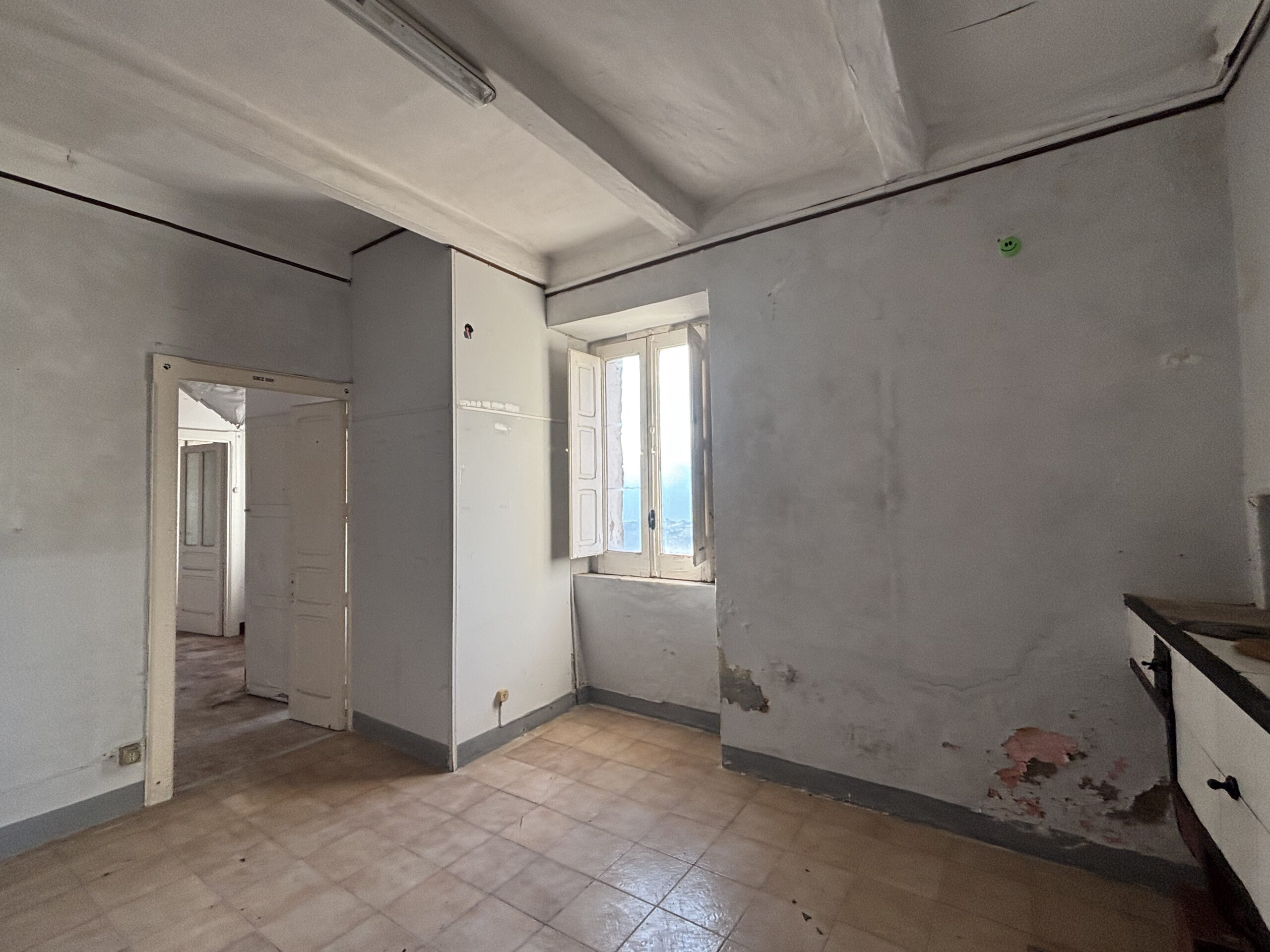 Home for Major Renovation Lauria - Investment in Historic Center with Views of the Valley and Basilicata Mountains.