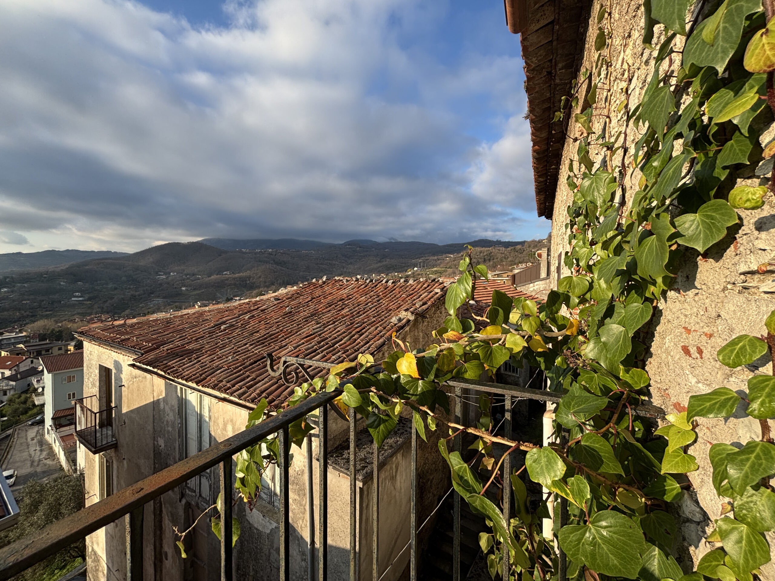 Home for Major Renovation Lauria - Investment in Historic Center with Views of the Valley and Basilicata Mountains.