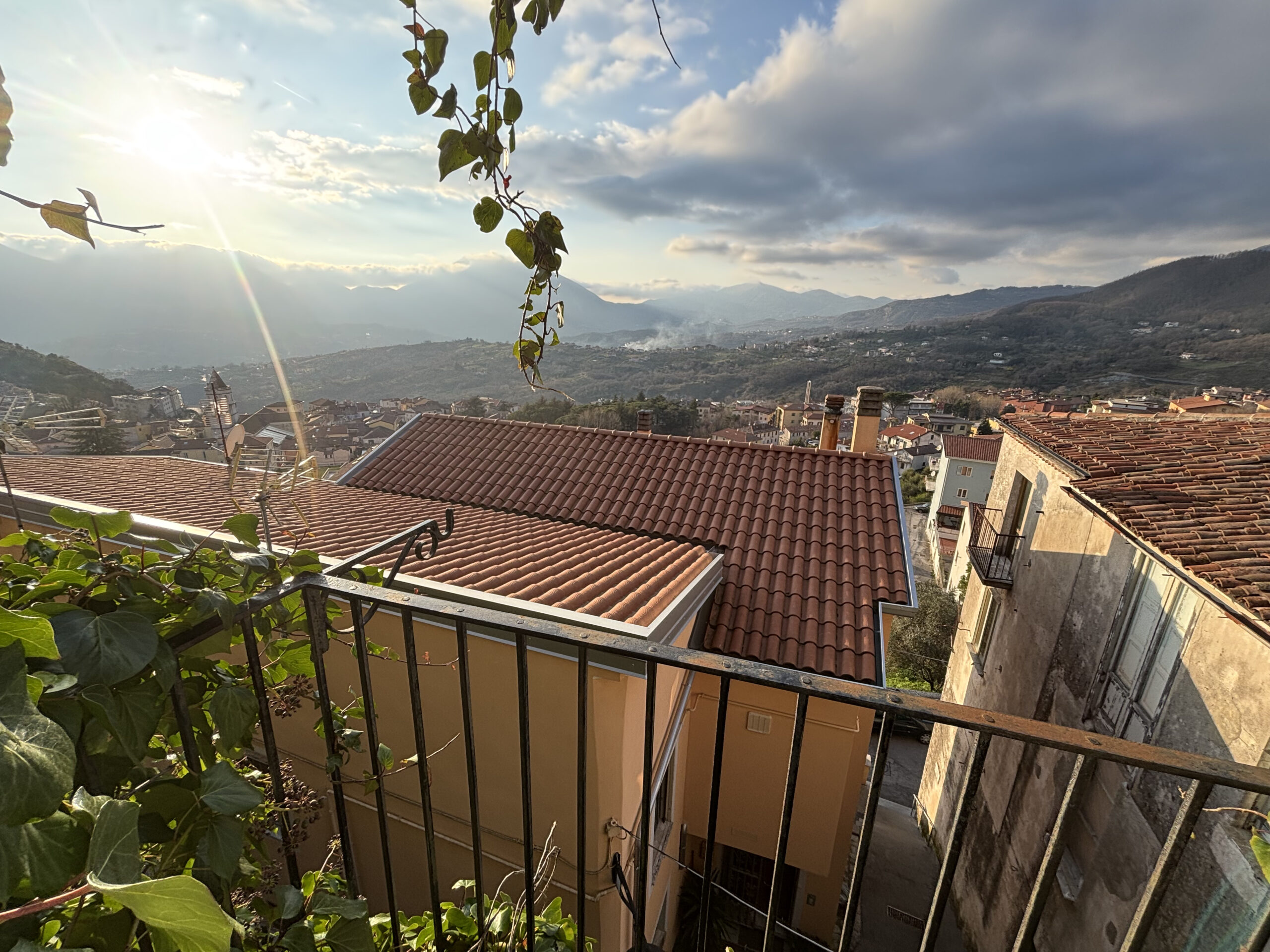 Home for Major Renovation Lauria - Investment in Historic Center with Views of the Valley and Basilicata Mountains.