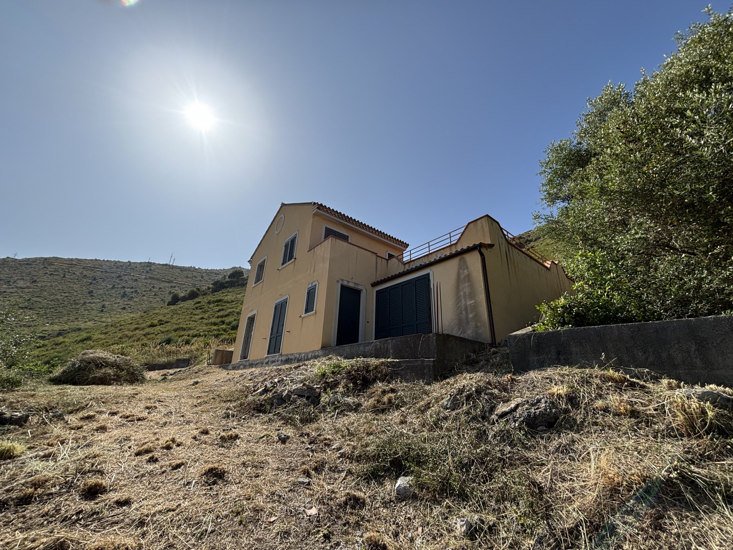 Villa Bifamiliare Castrocucco Maratea - Raw State, View of Dino Island, Potential for a Pool.