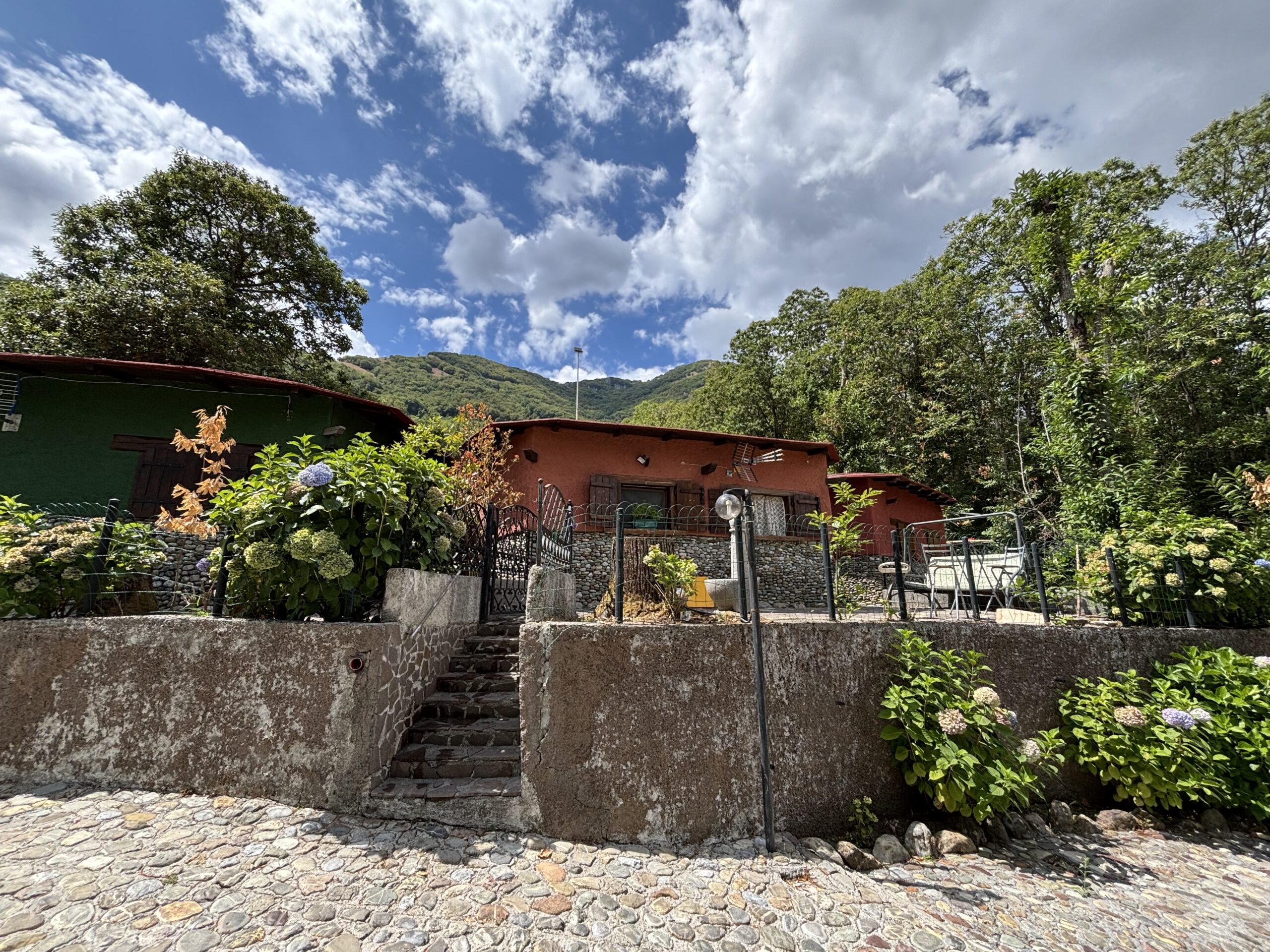 Trecchina Basilicata House - Ready to Move In, Brick Kitchen and Terraces with Mountain Views.