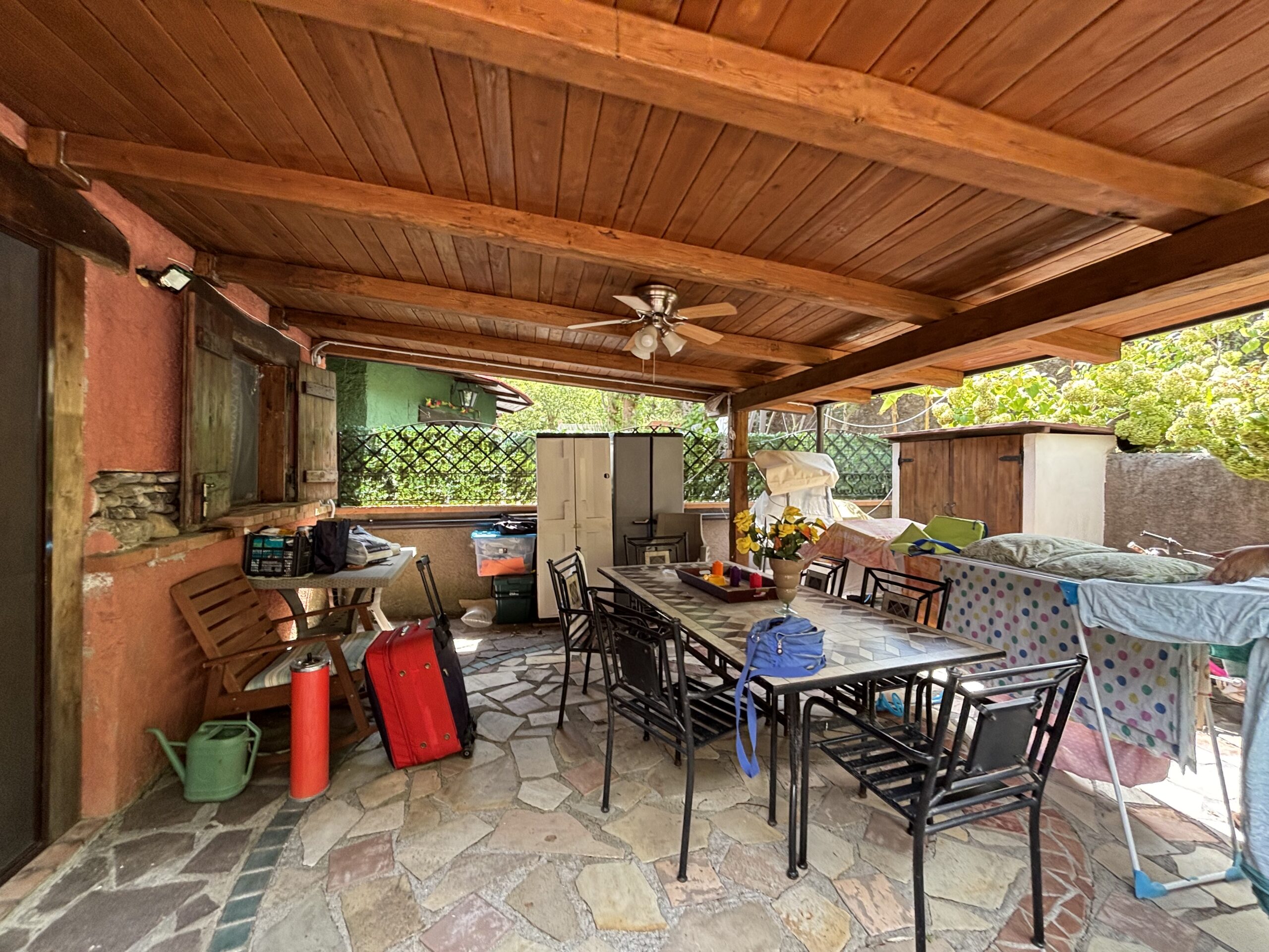 Trecchina Basilicata House - Ready to Move In, Brick Kitchen and Terraces with Mountain Views.
