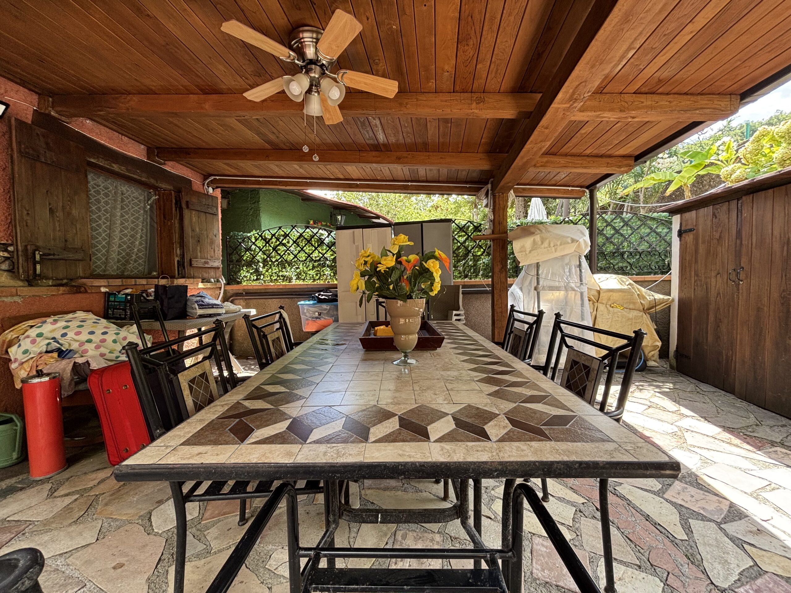 Trecchina Basilicata House - Ready to Move In, Brick Kitchen and Terraces with Mountain Views.