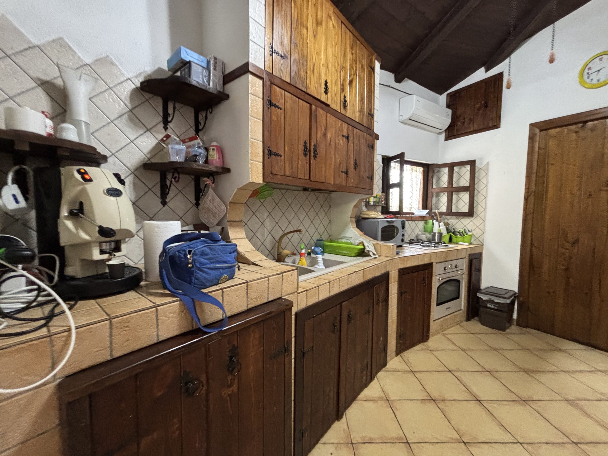 Trecchina Basilicata House - Ready to Move In, Brick Kitchen and Terraces with Mountain Views.
