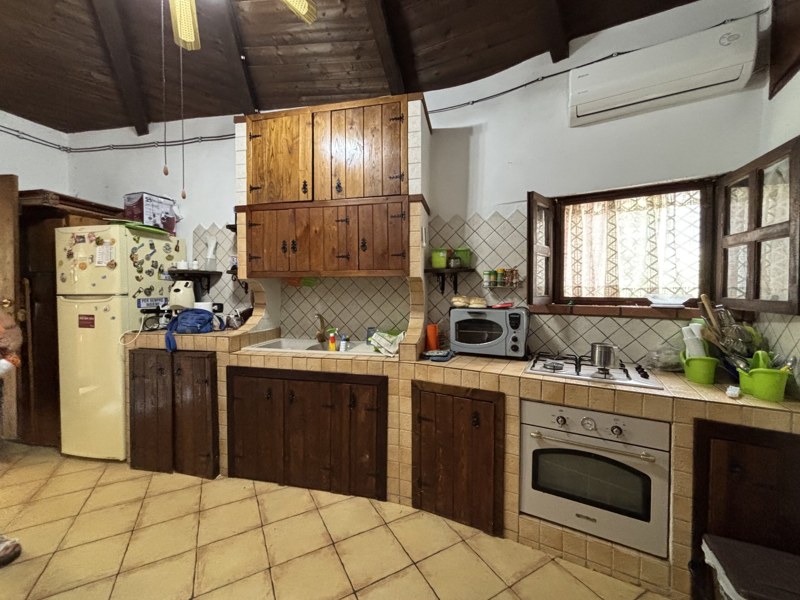 Trecchina Basilicata House - Ready to Move In, Brick Kitchen and Terraces with Mountain Views.