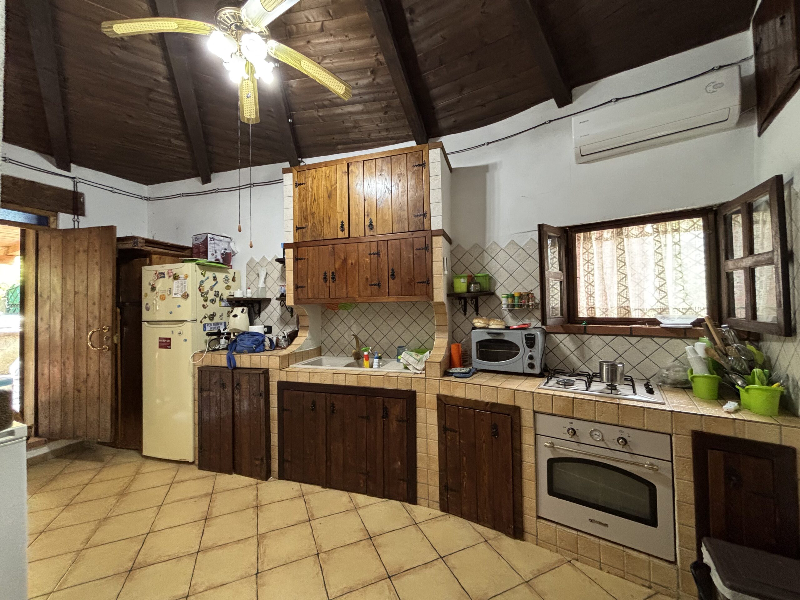 Trecchina Basilicata House - Ready to Move In, Brick Kitchen and Terraces with Mountain Views.