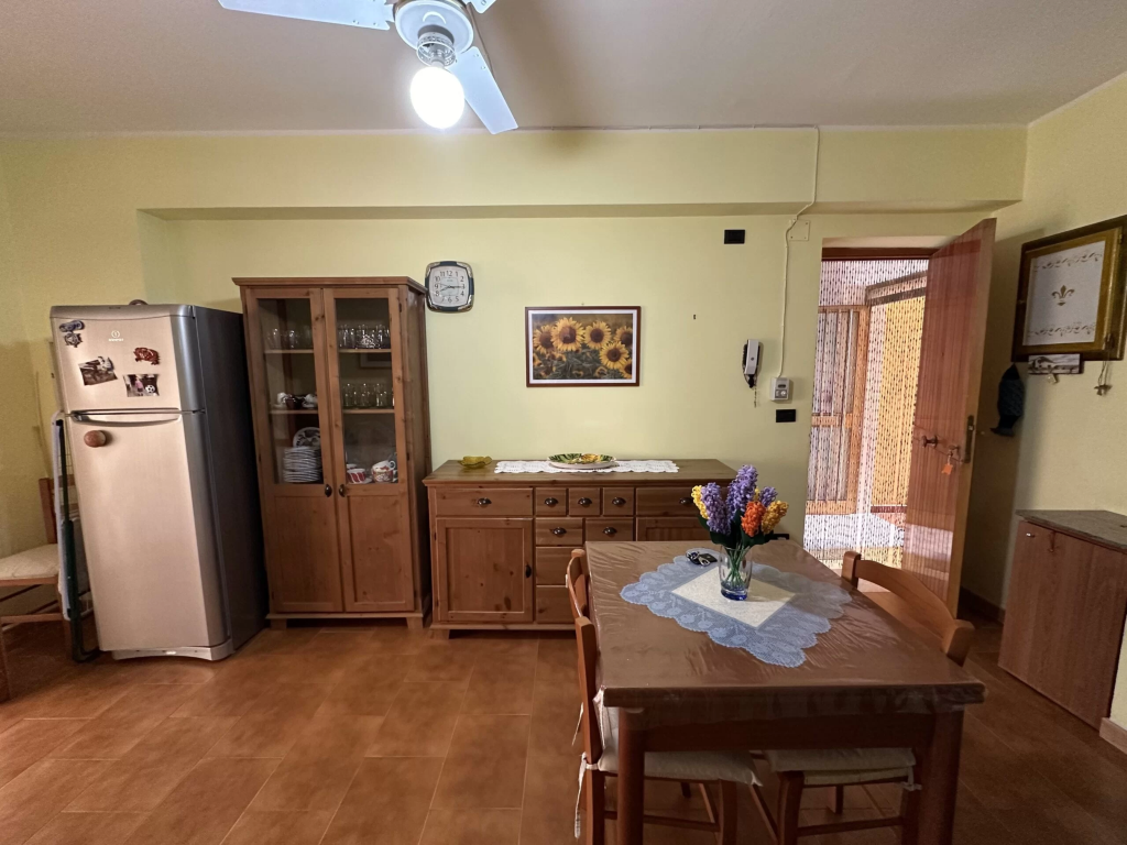 San Nicola Arcella Apartment - Large Terrace with Built-in Kitchen, 2 Bedrooms, Ideal for Holidays.