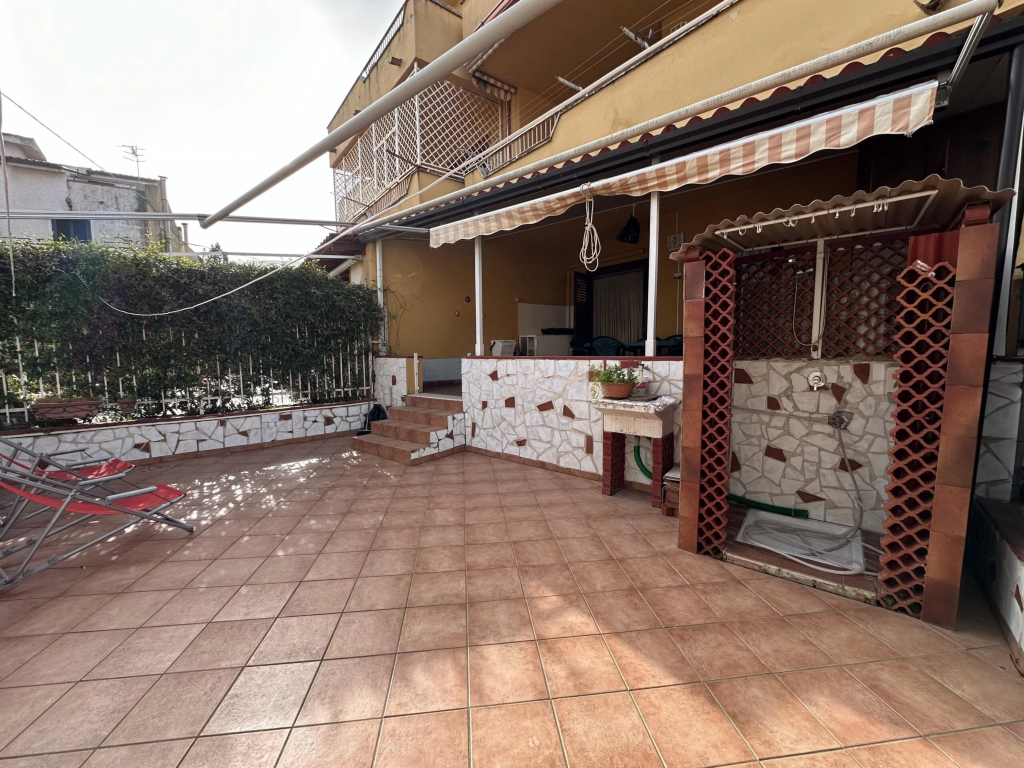 San Nicola Arcella Apartment - Large Terrace with Built-in Kitchen, 2 Bedrooms, Ideal for Holidays.