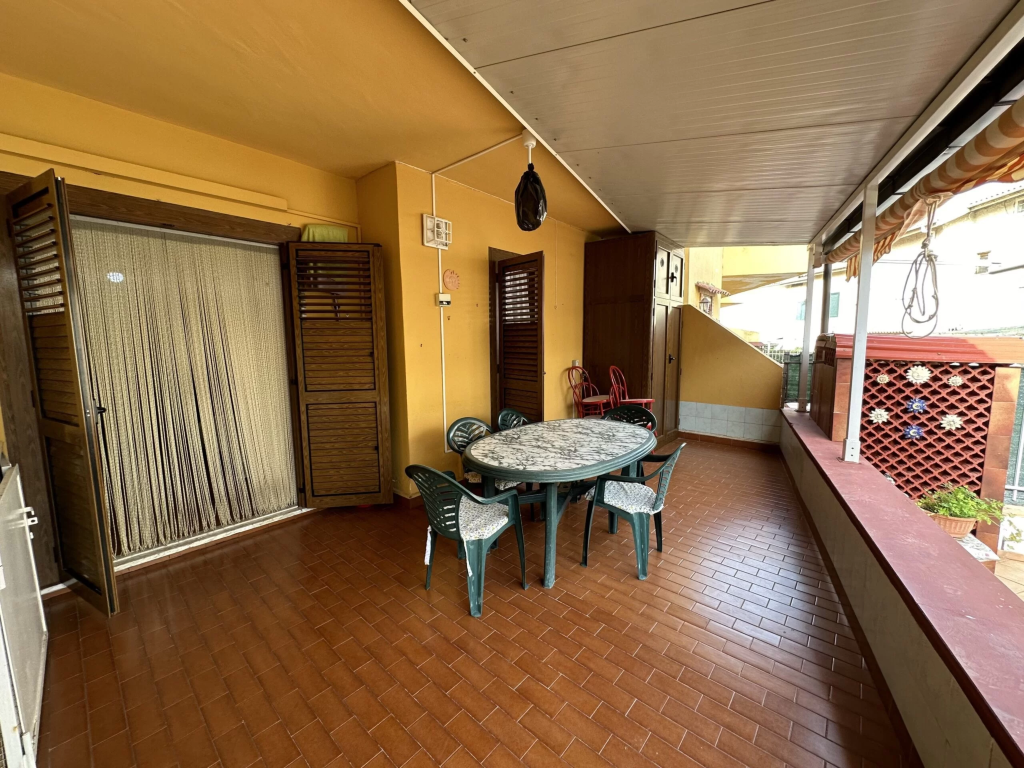 San Nicola Arcella Apartment - Large Terrace with Built-in Kitchen, 2 Bedrooms, Ideal for Holidays.