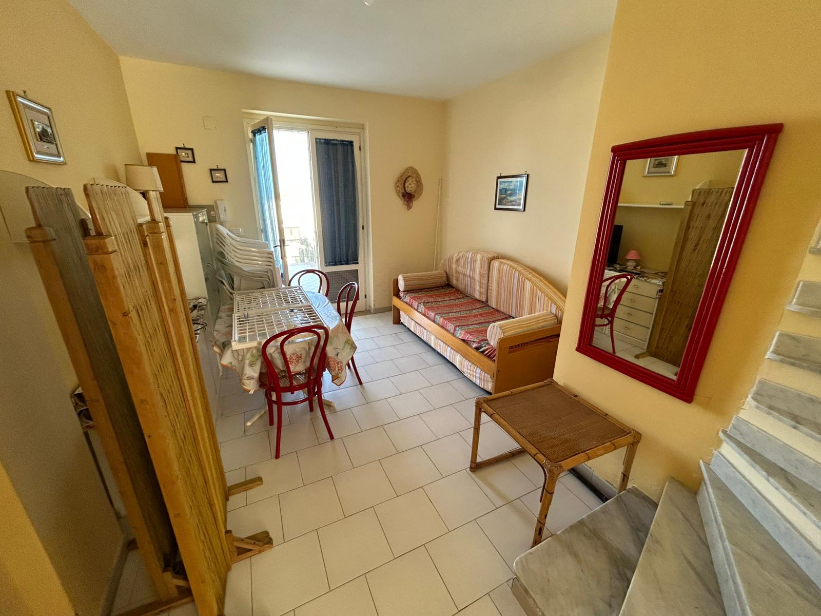San Nicola Arcella Terraced Apartment - Panoramic Sea View, Two Terraces and Outdoor Shower.