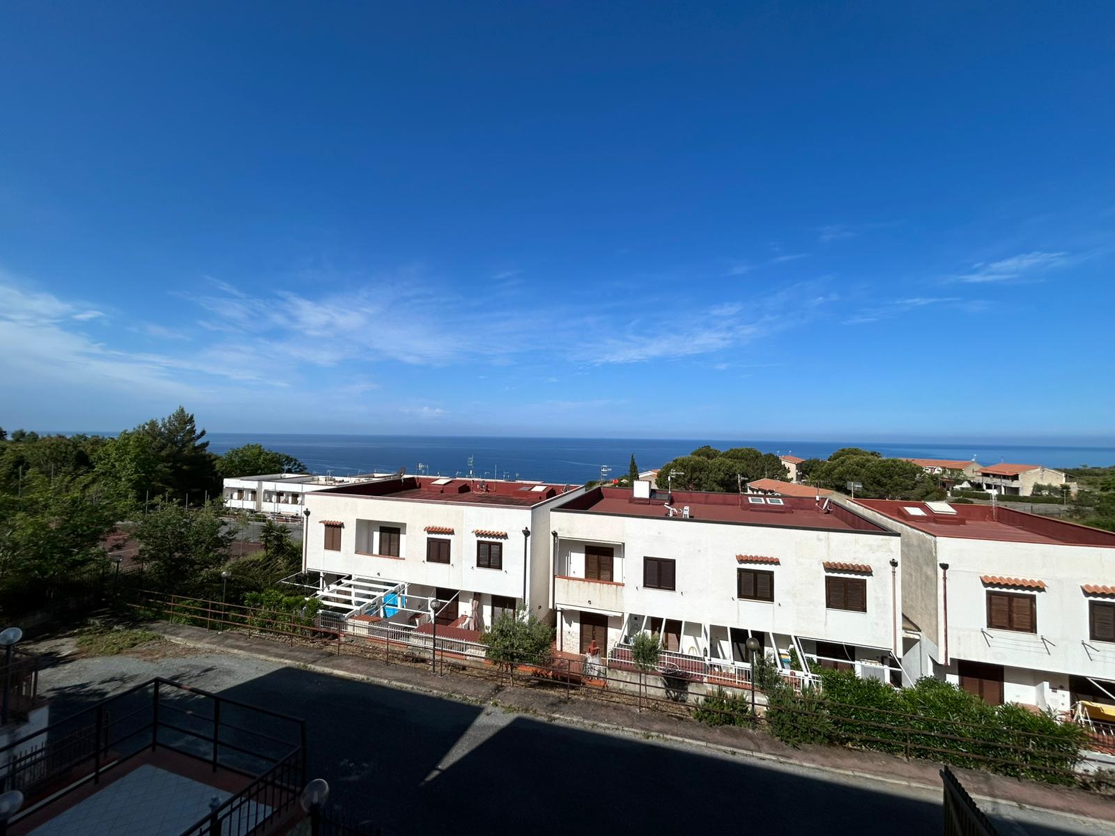 San Nicola Arcella Terraced Apartment - Panoramic Sea View, Two Terraces and Outdoor Shower.