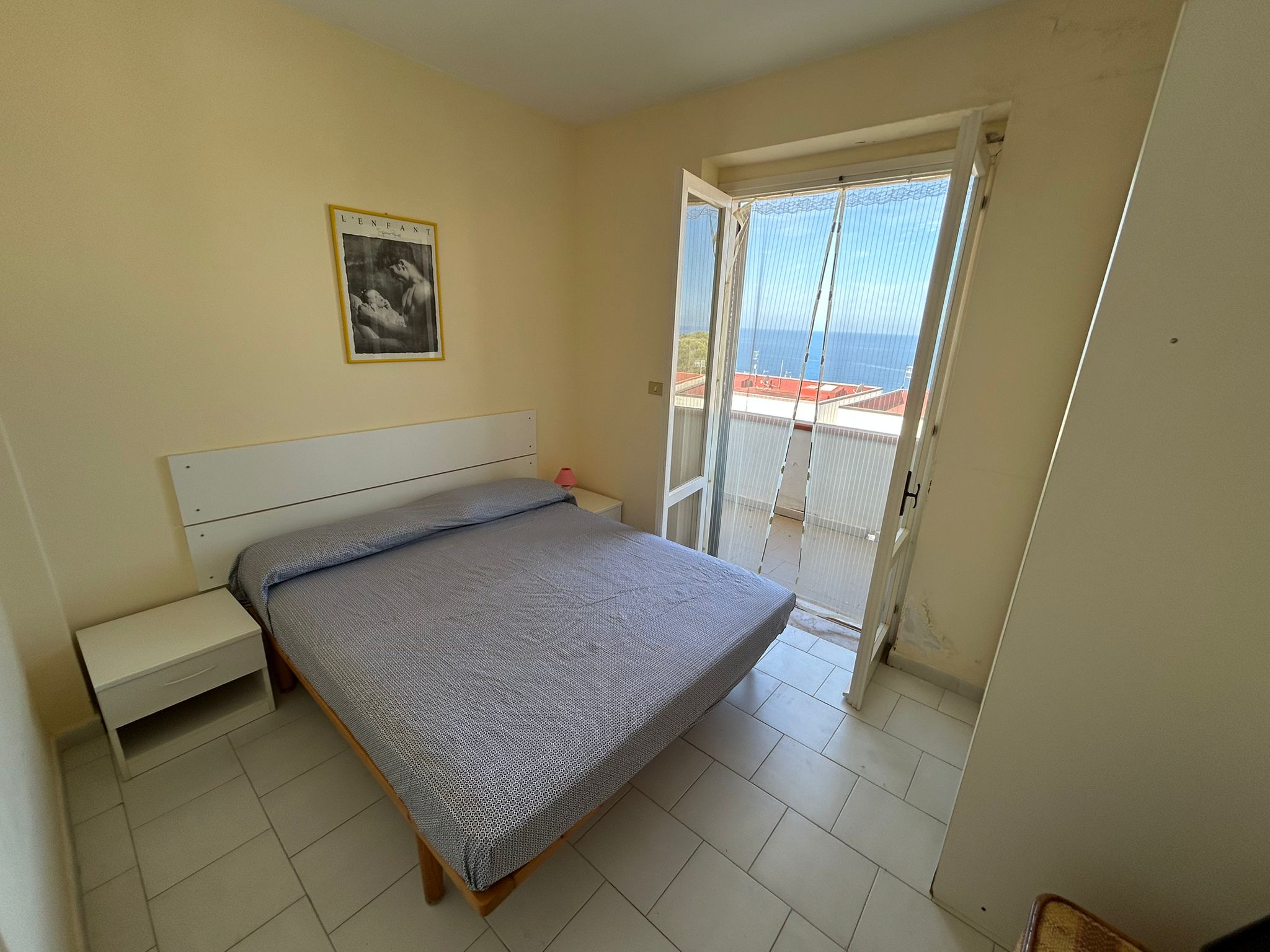 San Nicola Arcella Terraced Apartment - Panoramic Sea View, Two Terraces and Outdoor Shower.