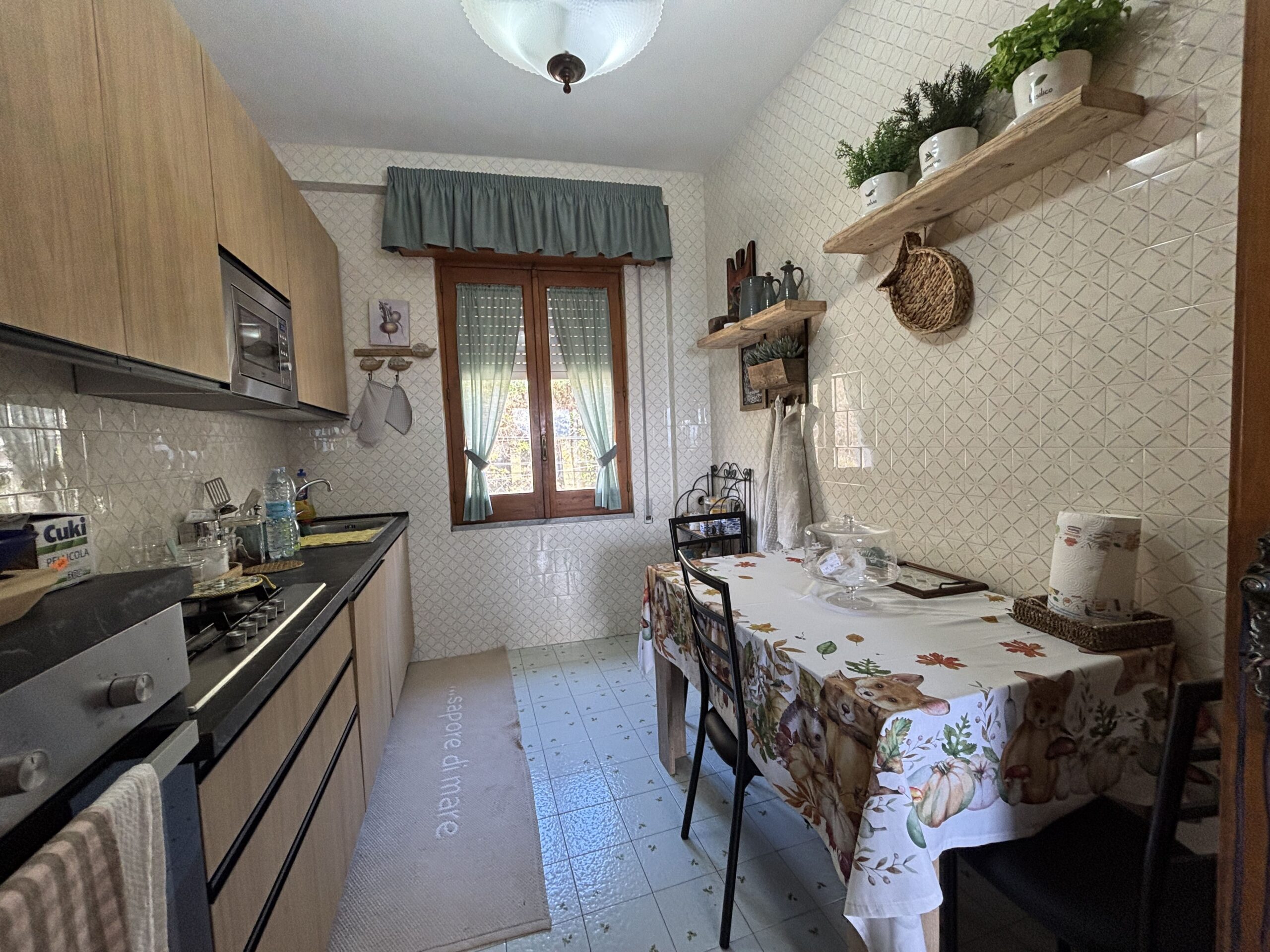 Acquappesa 95m² Apartment - Ready to Move In, Marble, 6 Rooms, Elevated Ground Floor.