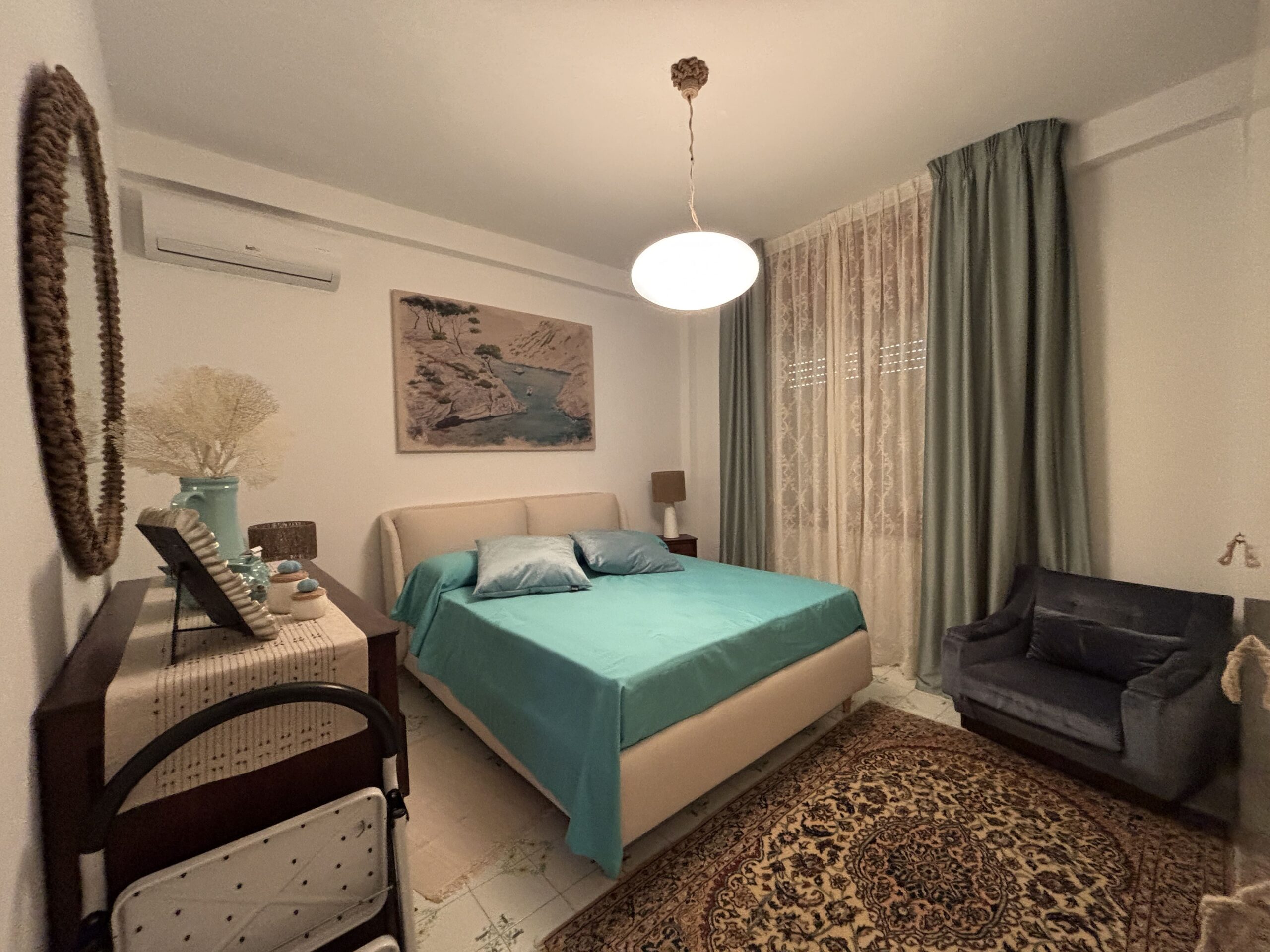 Acquappesa 95m² Apartment - Ready to Move In, Marble, 6 Rooms, Elevated Ground Floor.