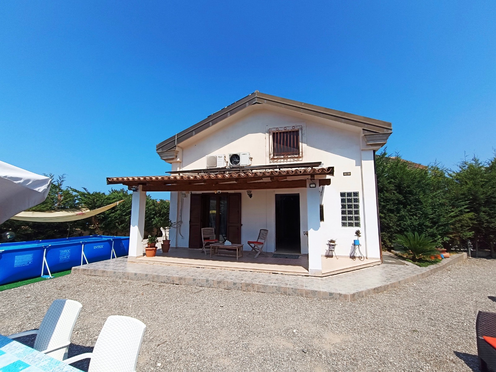 San Nicola Arcella - villa with garage, garden, heating and air conditioning.