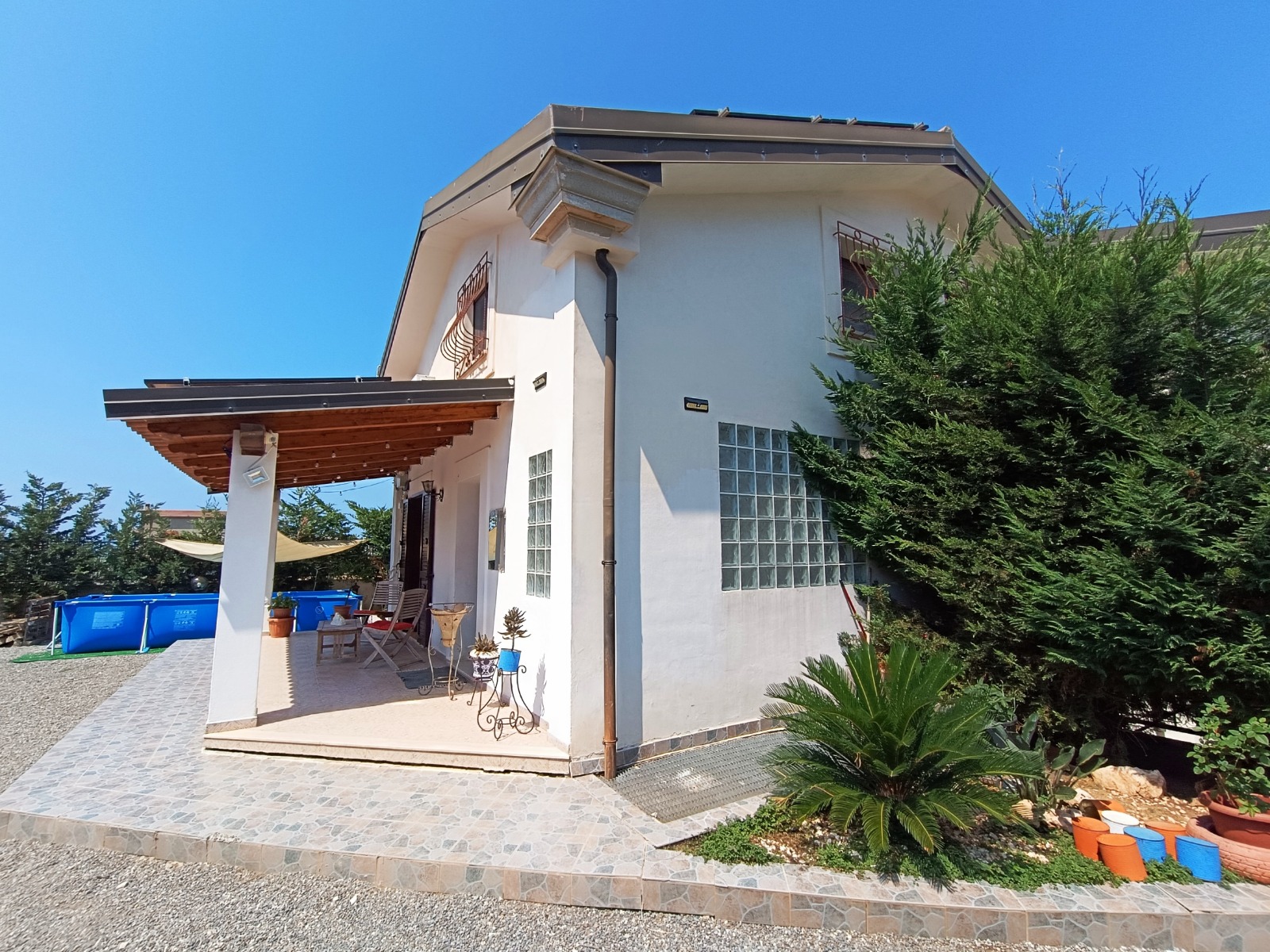 San Nicola Arcella - villa with garage, garden, heating and air conditioning.