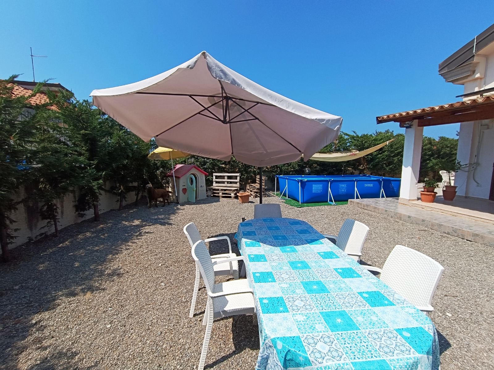 San Nicola Arcella - villa with garage, garden, heating and air conditioning.