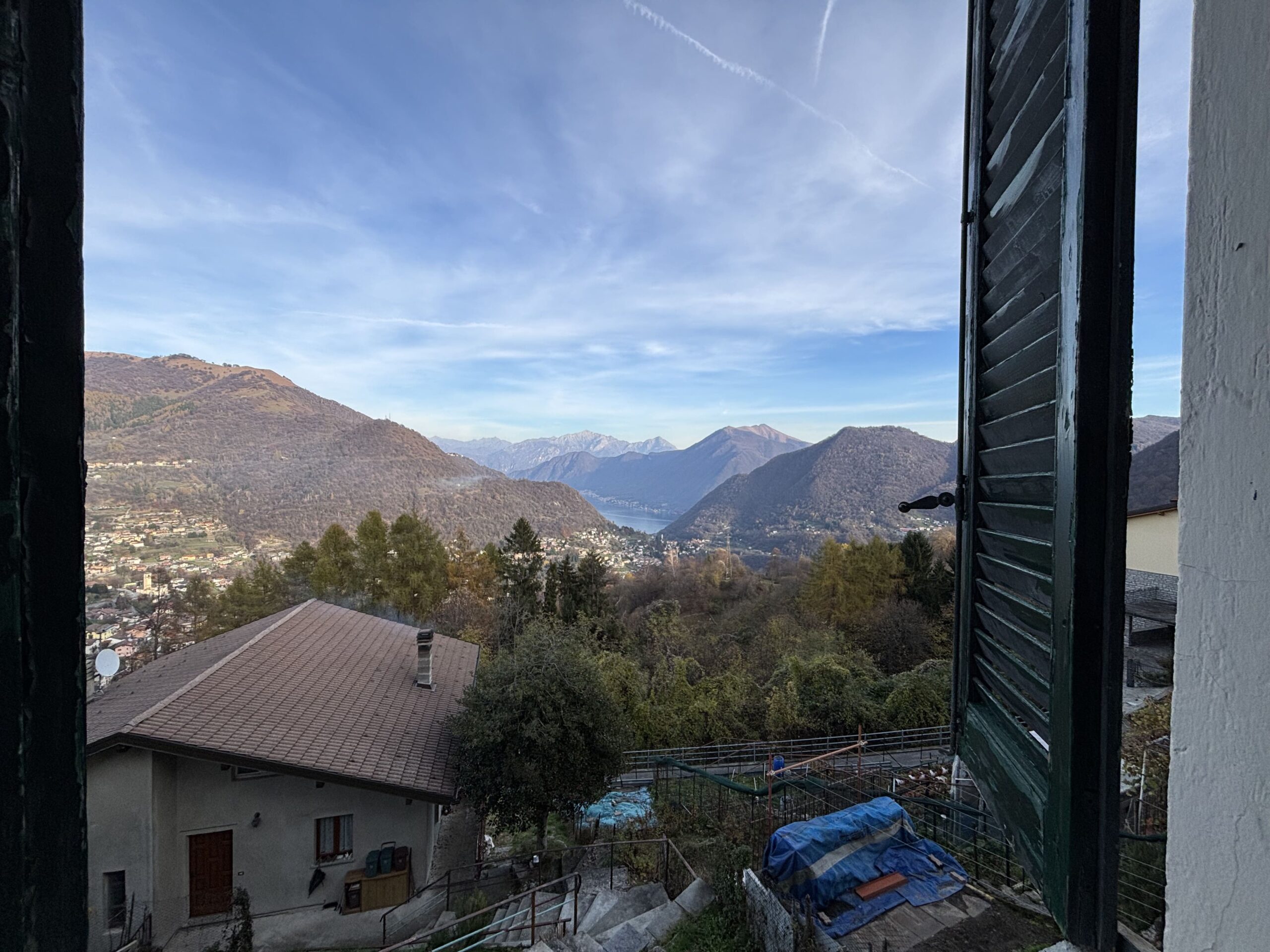 Perełka z widokiem na Jezioro Como w Casasco d’Intelvi