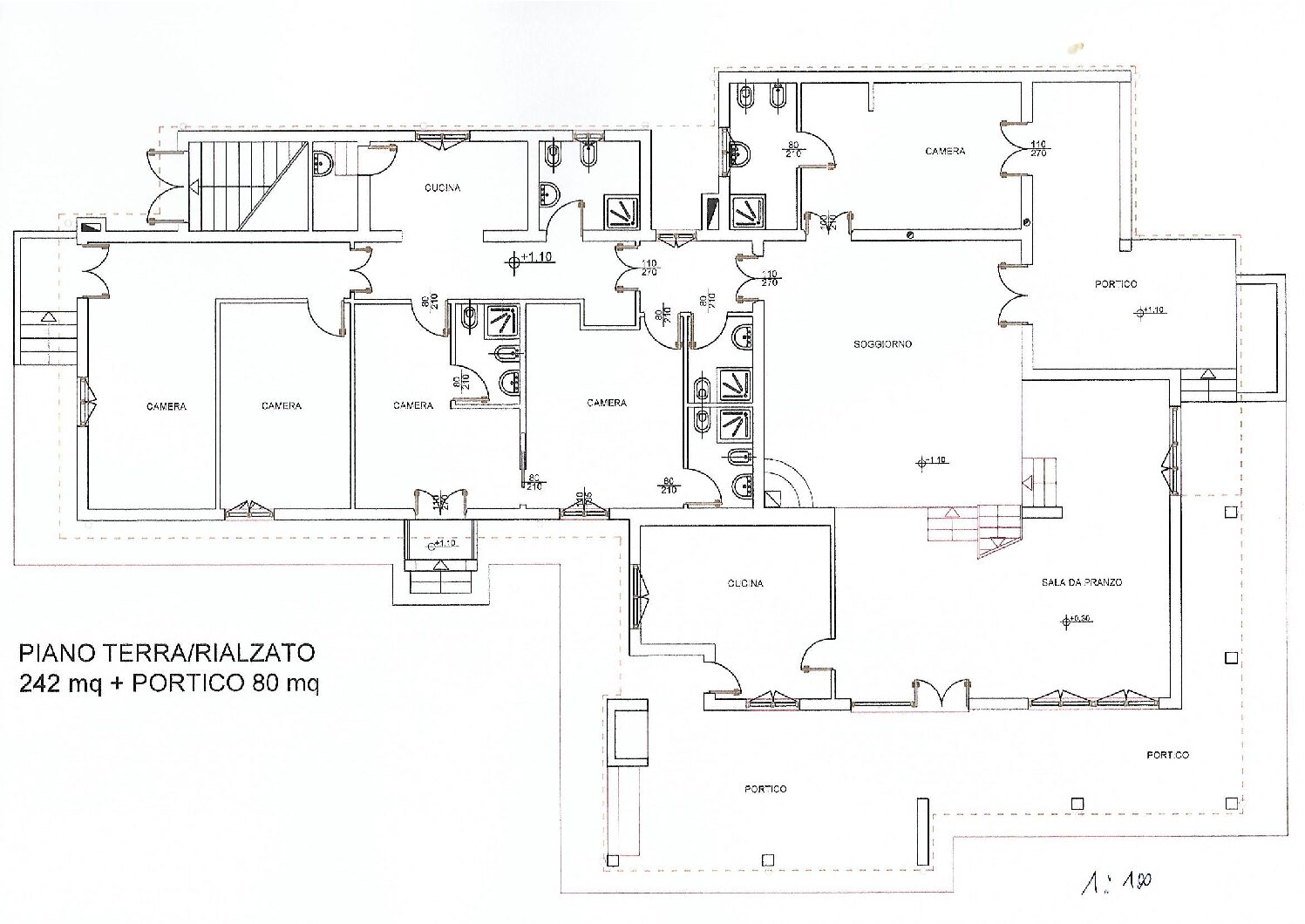 Prestiżowa willa wśród zieleni z oszałamiającym ogrodem w Carrara