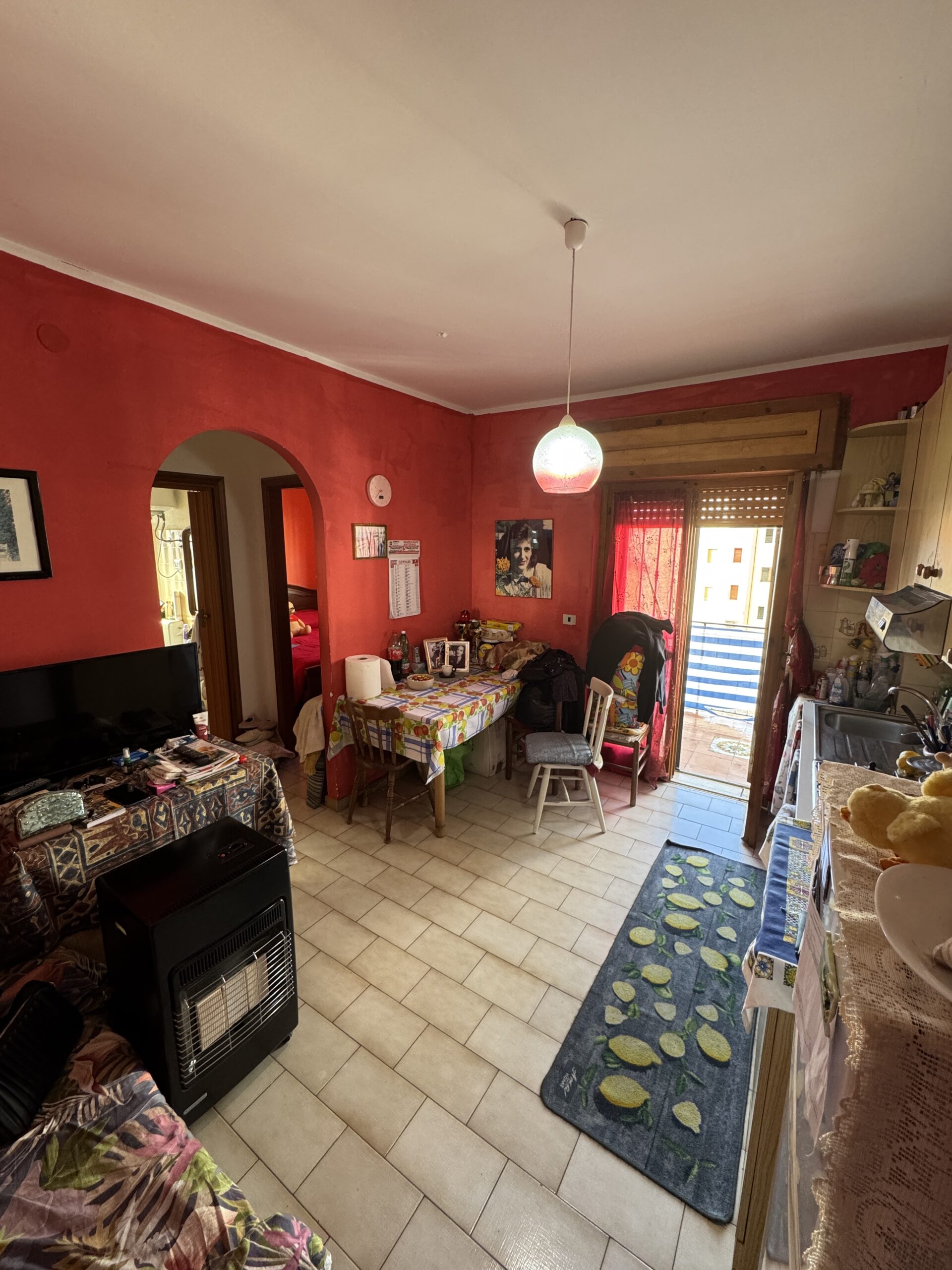 A condo in downtown Scalea.