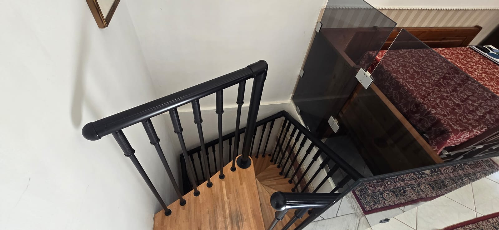 A terraced house just off the sea.