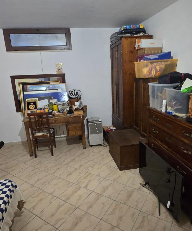 A terraced house just off the sea.