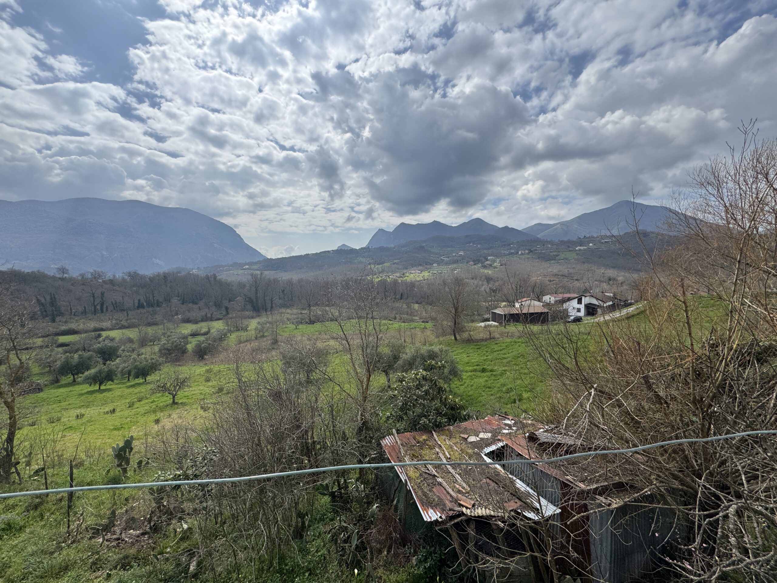 Large house in the middle of nature.