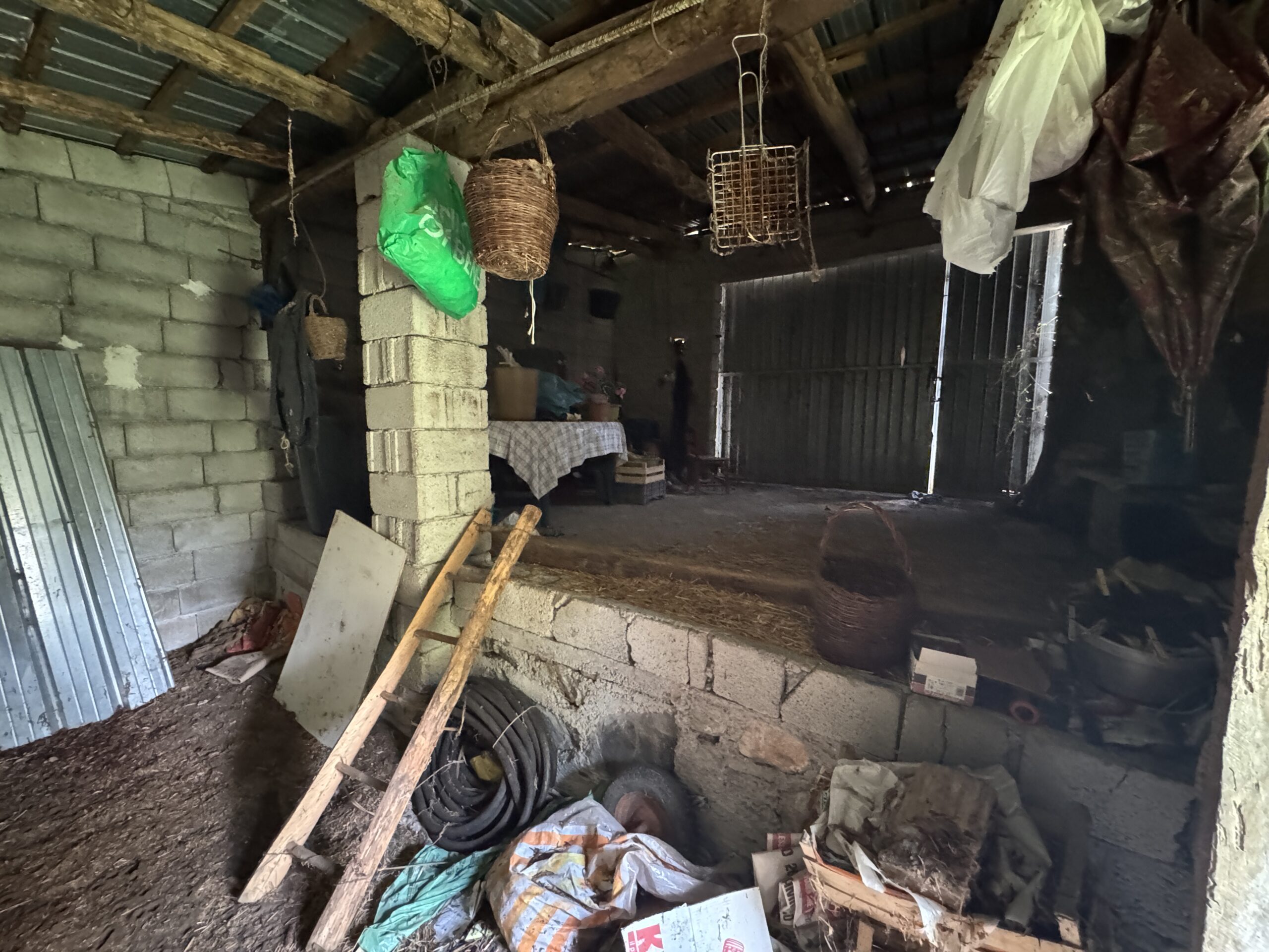 Large house in the middle of nature.