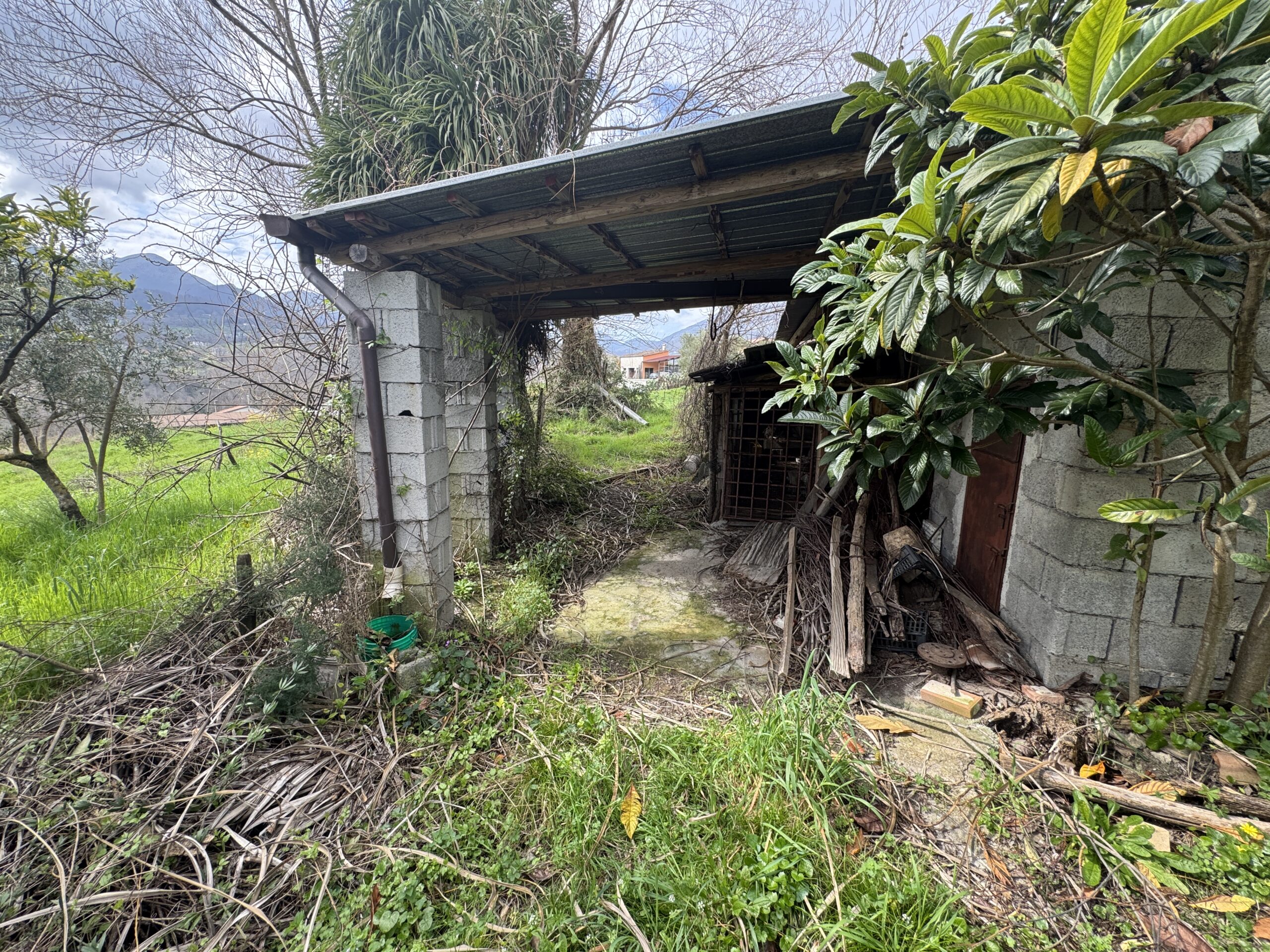 Large house in the middle of nature.