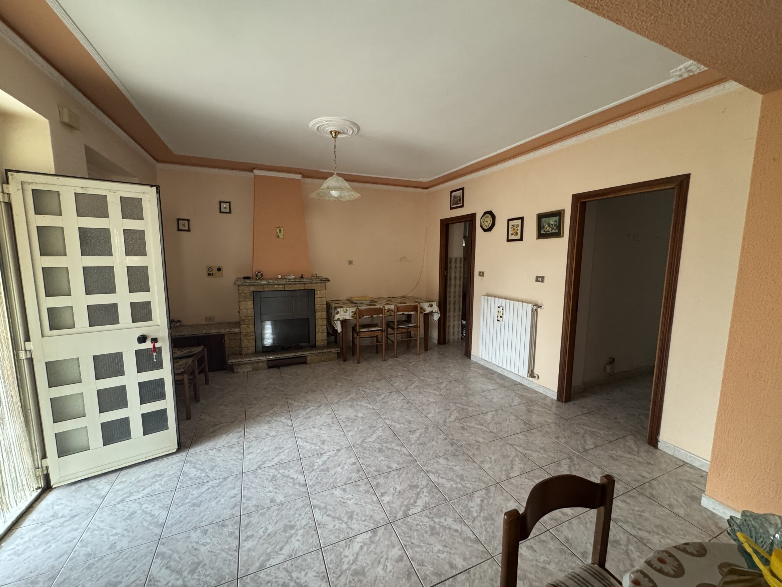 Large house in the middle of nature.