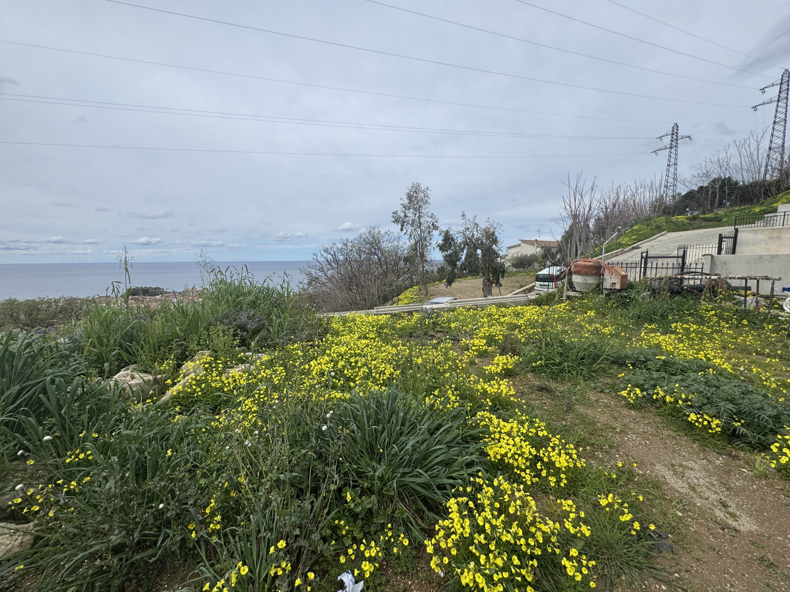 Villa overlooking Stromboli.