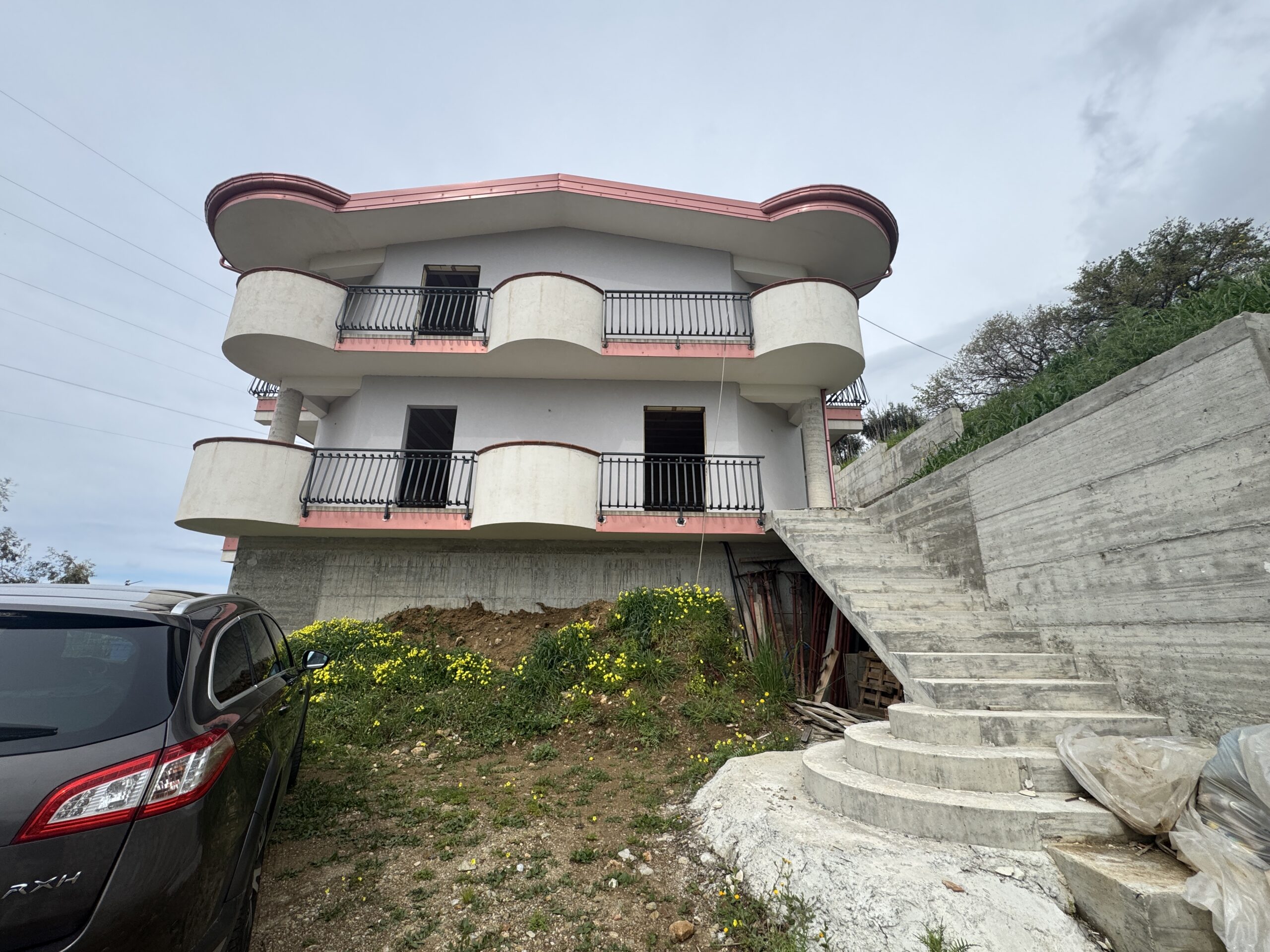 Villa overlooking Stromboli.