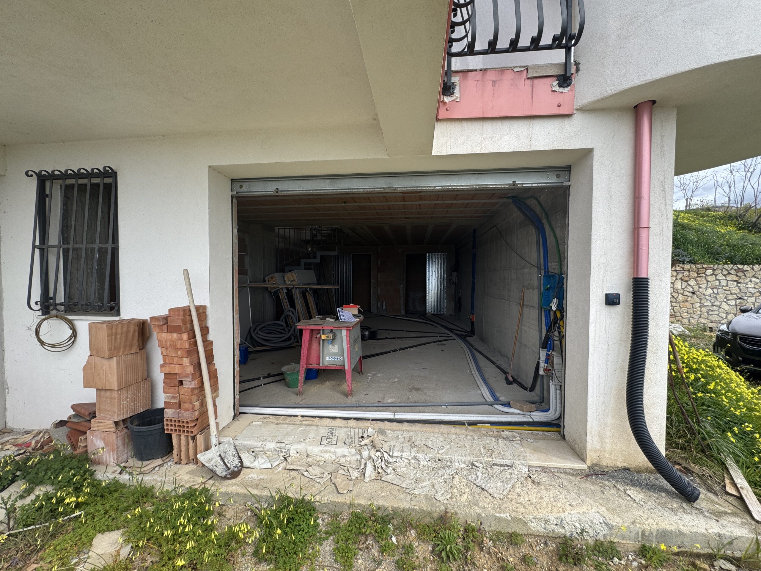 Villa overlooking Stromboli.