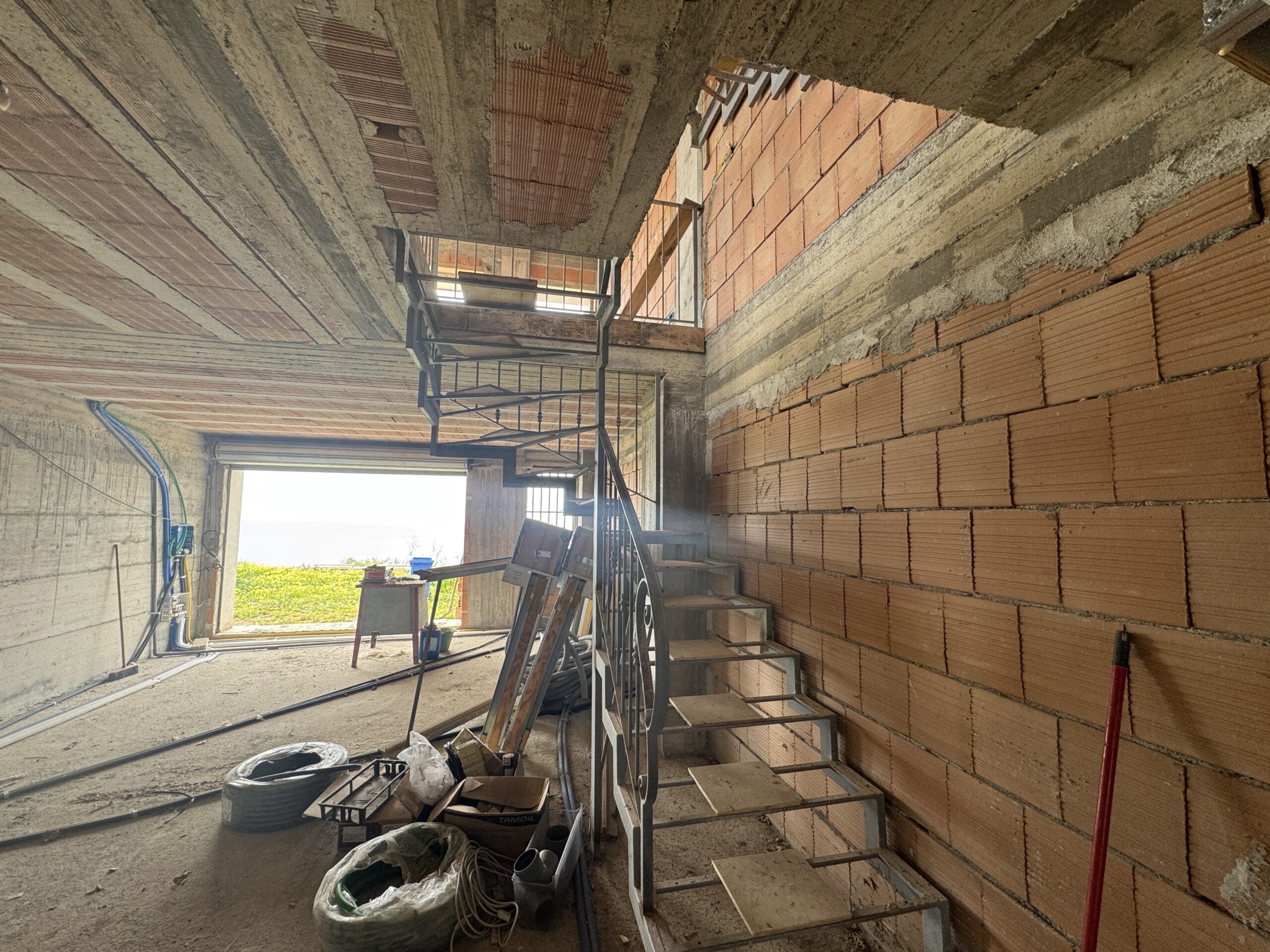 Villa overlooking Stromboli.