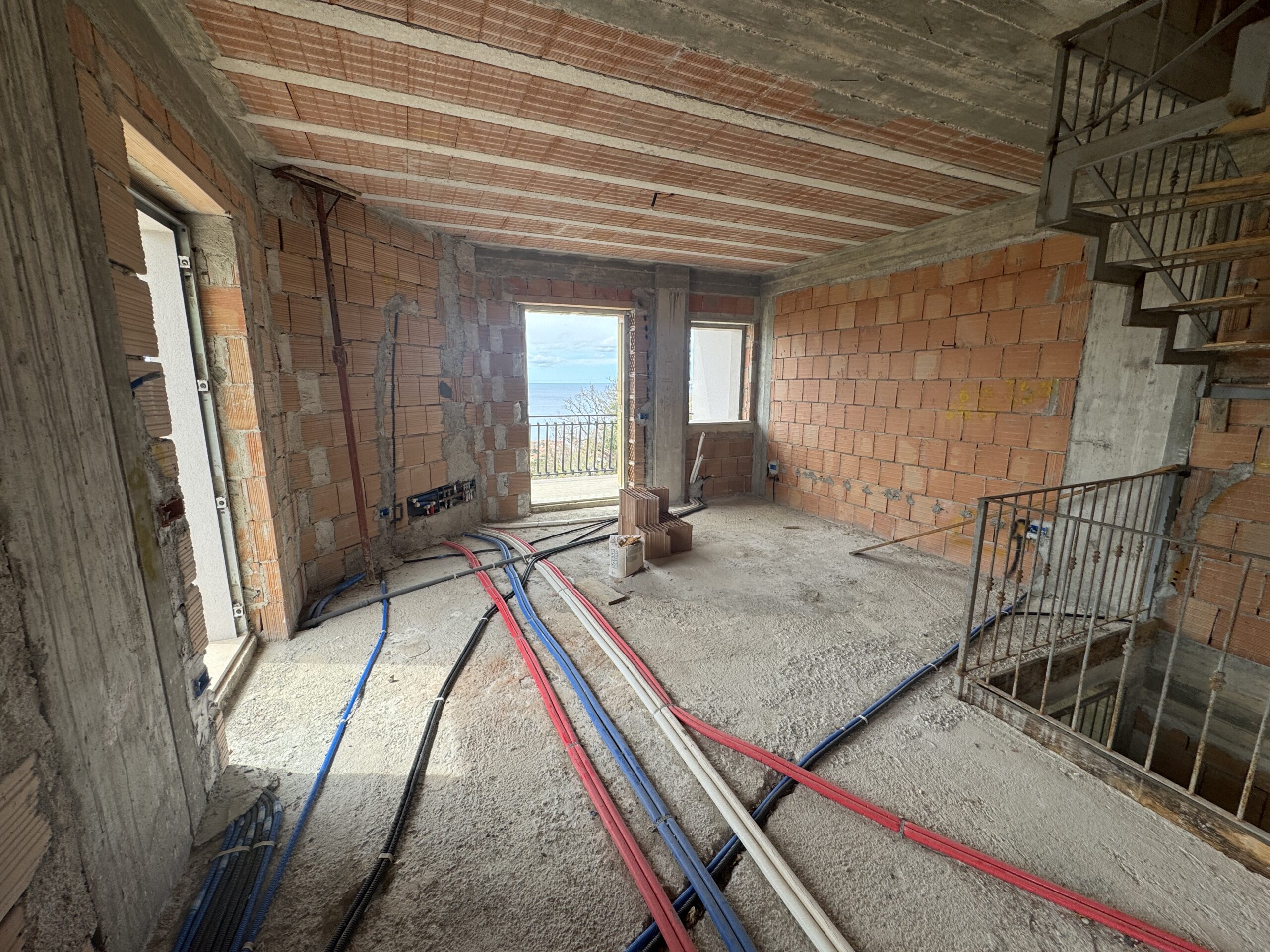 Villa overlooking Stromboli.