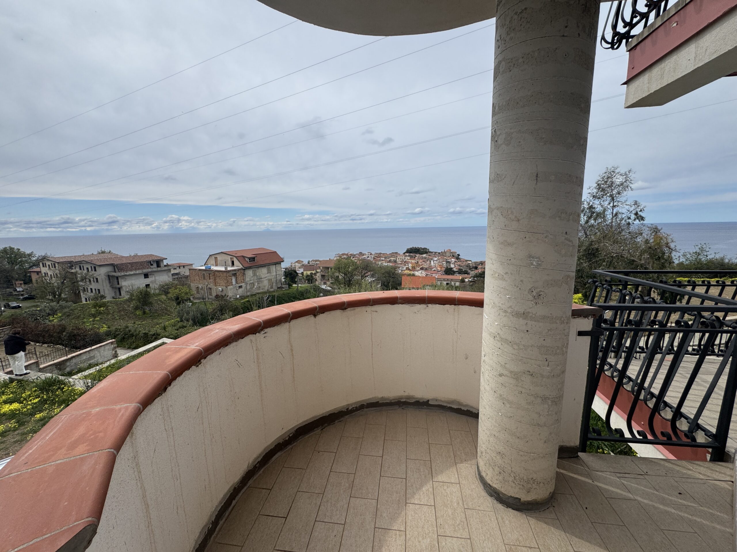 Villa overlooking Stromboli.
