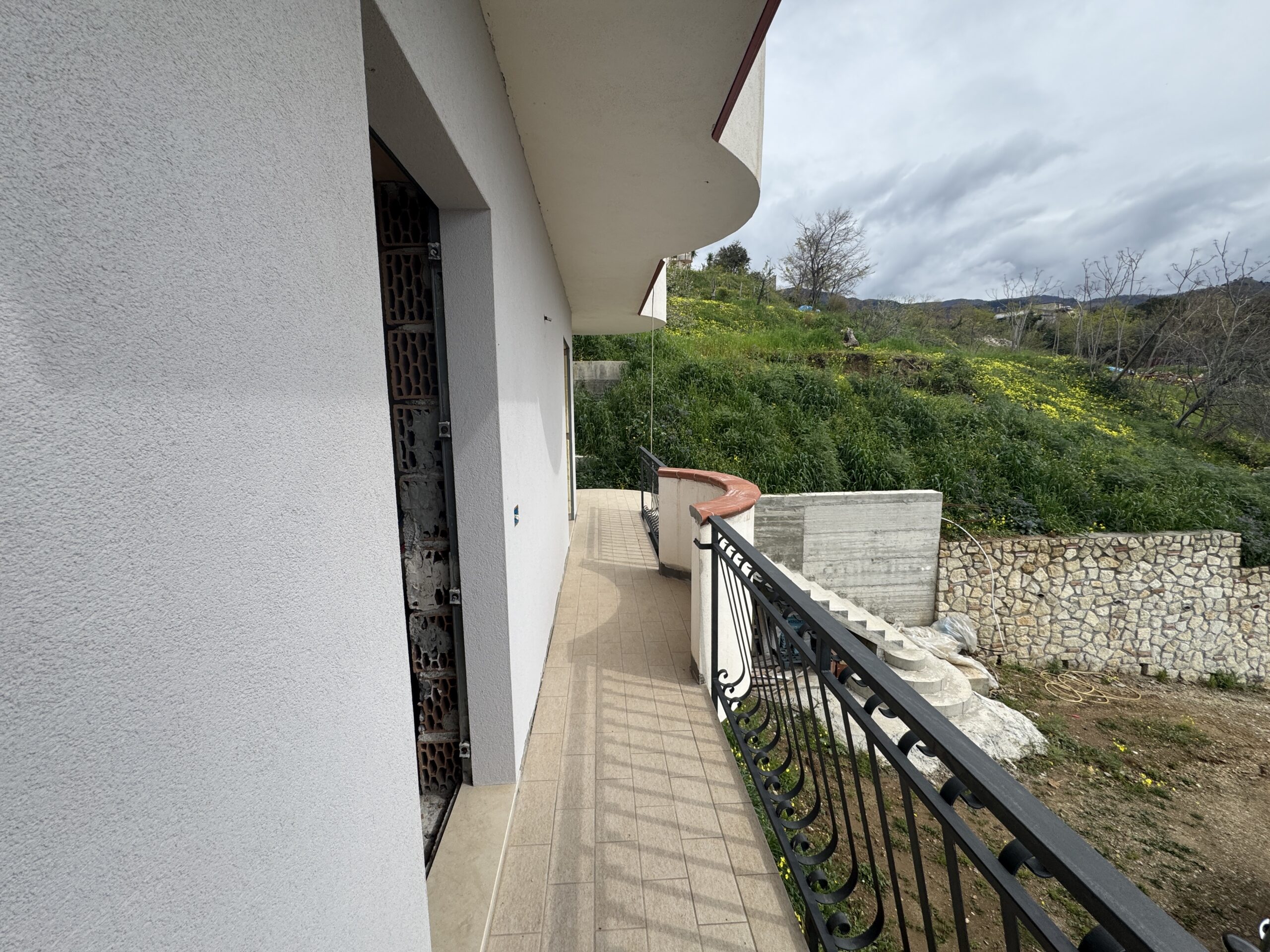 Villa overlooking Stromboli.