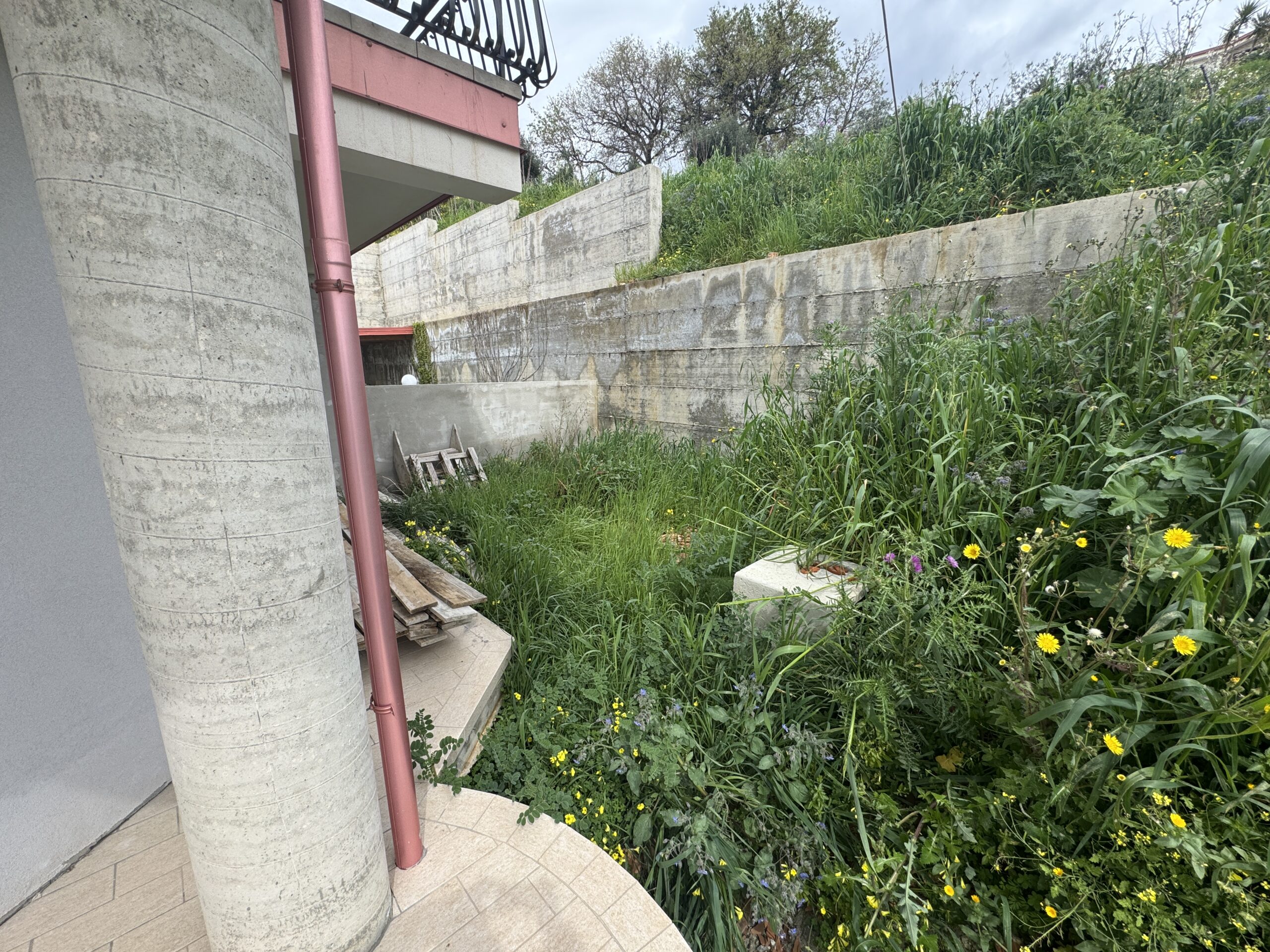 Villa overlooking Stromboli.