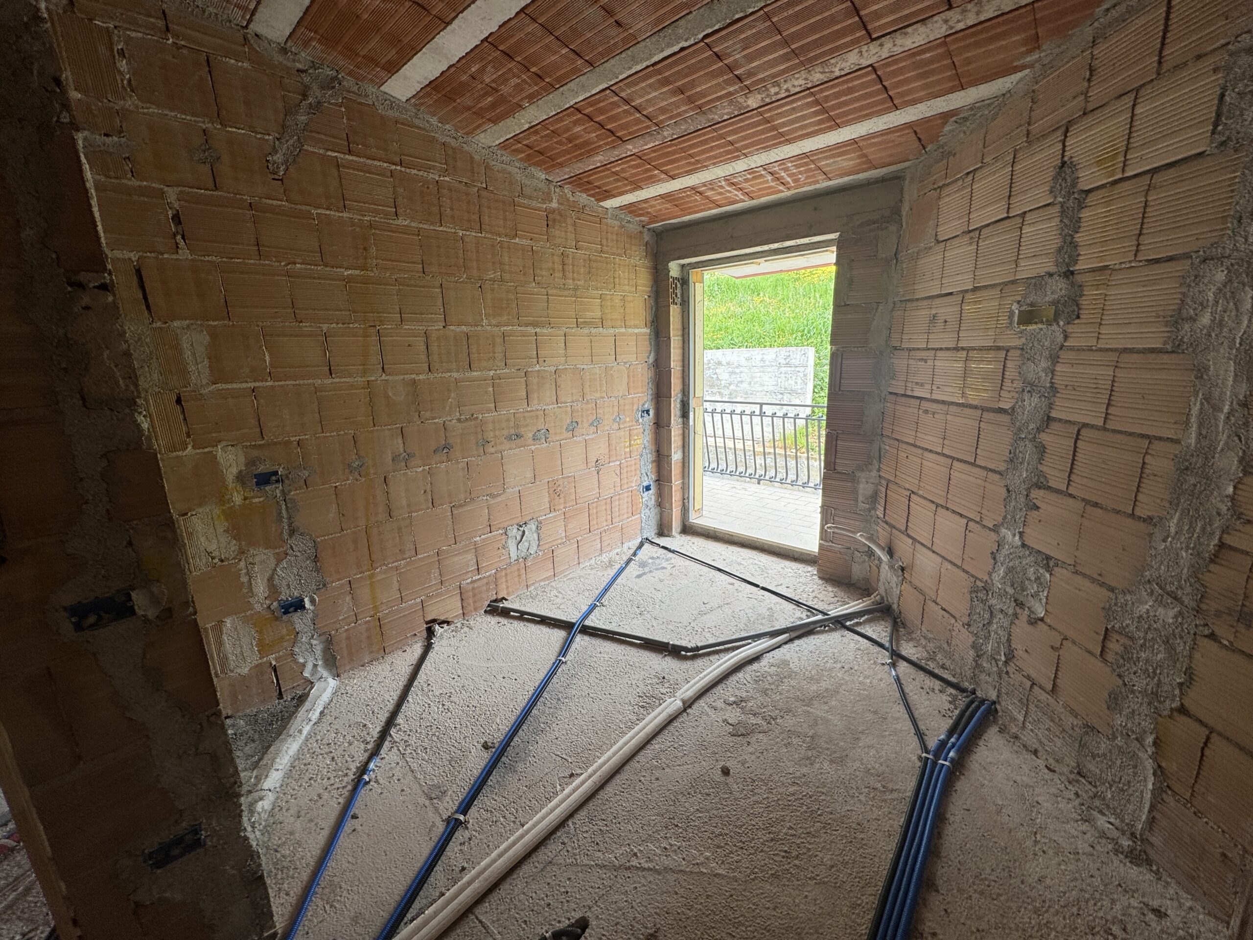 Villa overlooking Stromboli.
