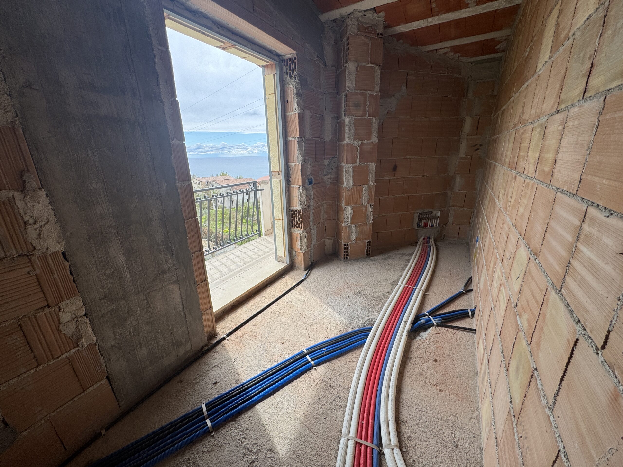 Villa overlooking Stromboli.