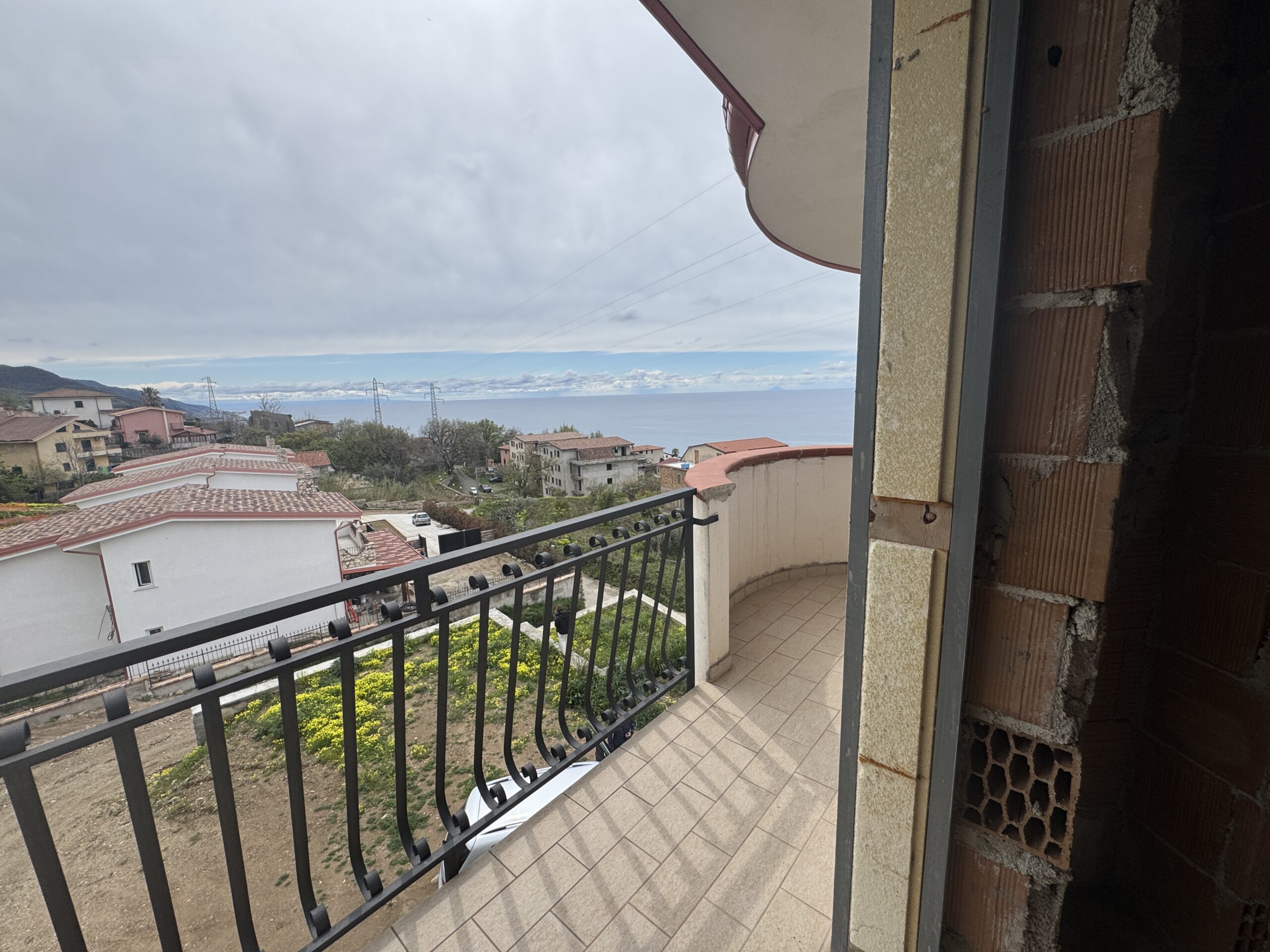 Villa overlooking Stromboli.