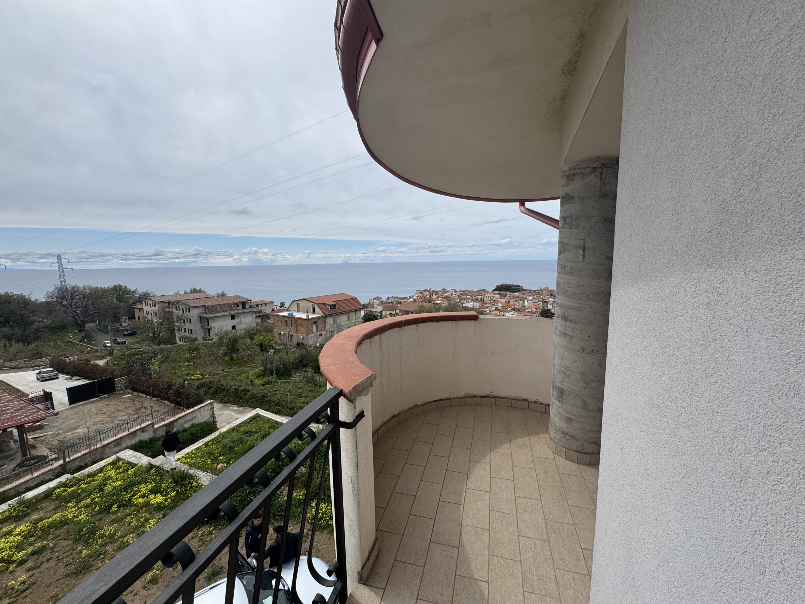 Villa overlooking Stromboli.