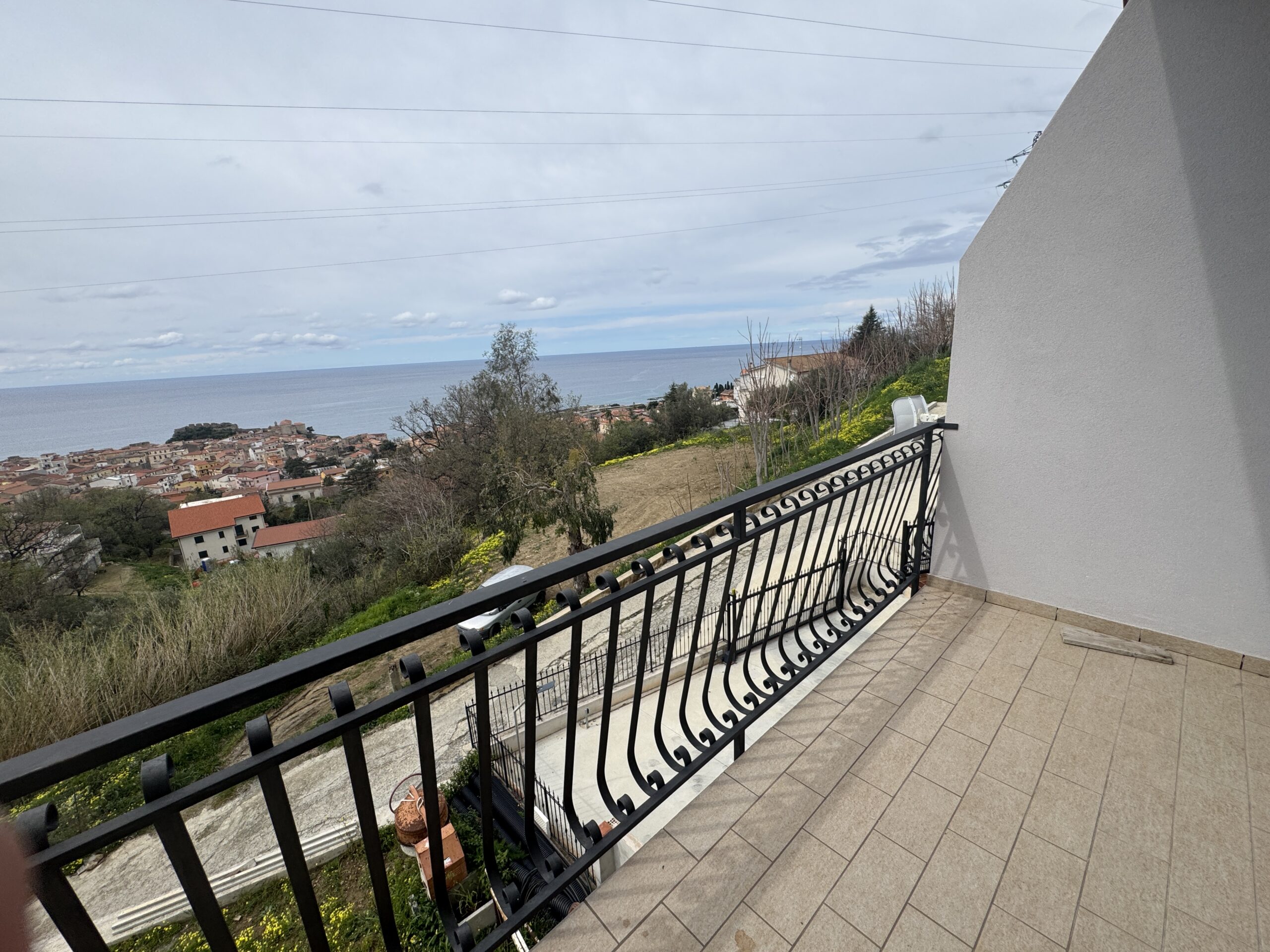 Villa overlooking Stromboli.