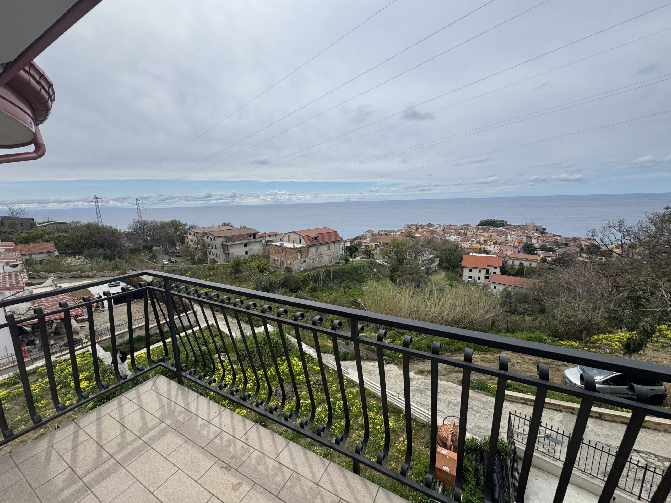 Villa overlooking Stromboli.