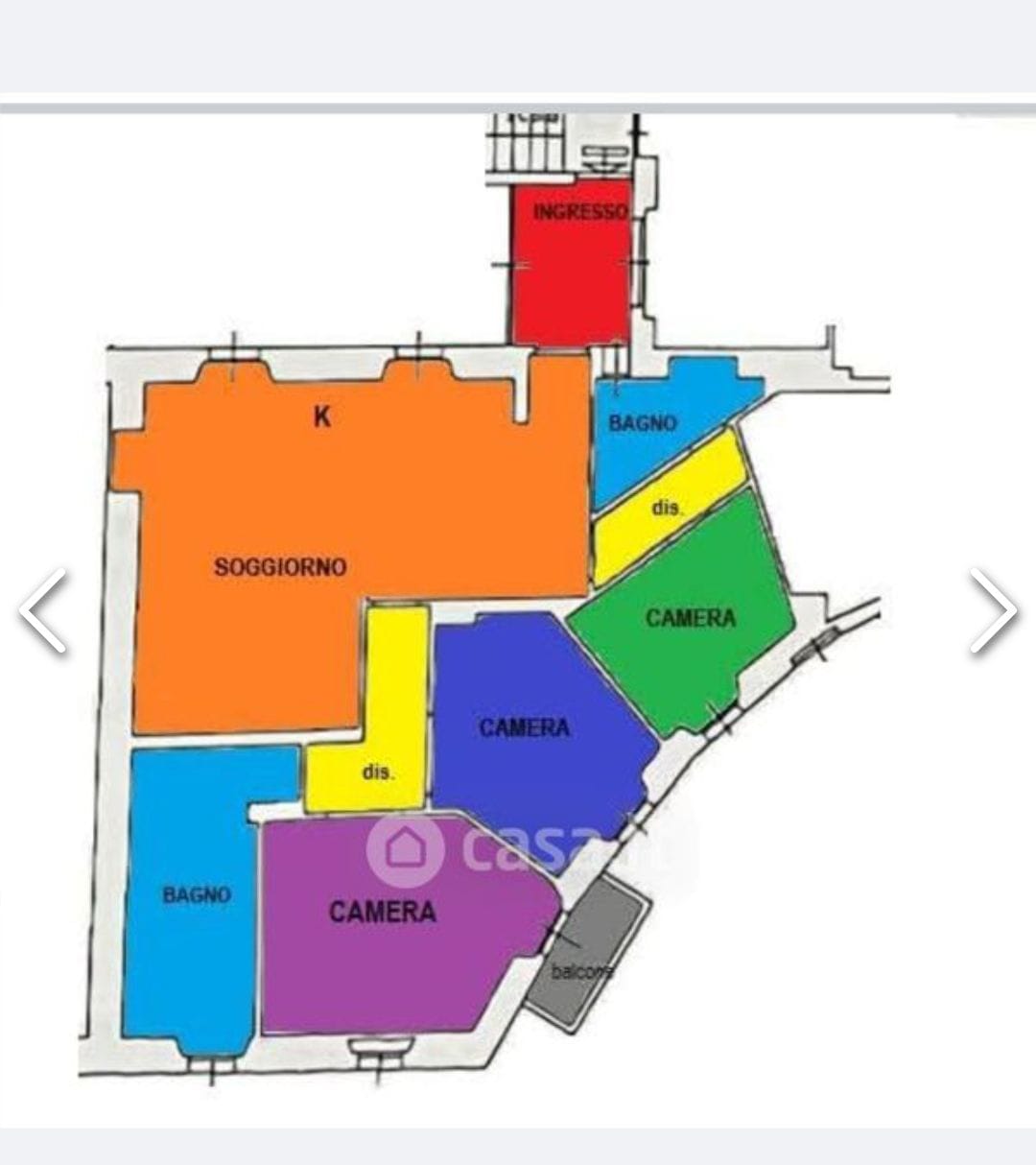 Spacious flat in the centre of Ventimiglia