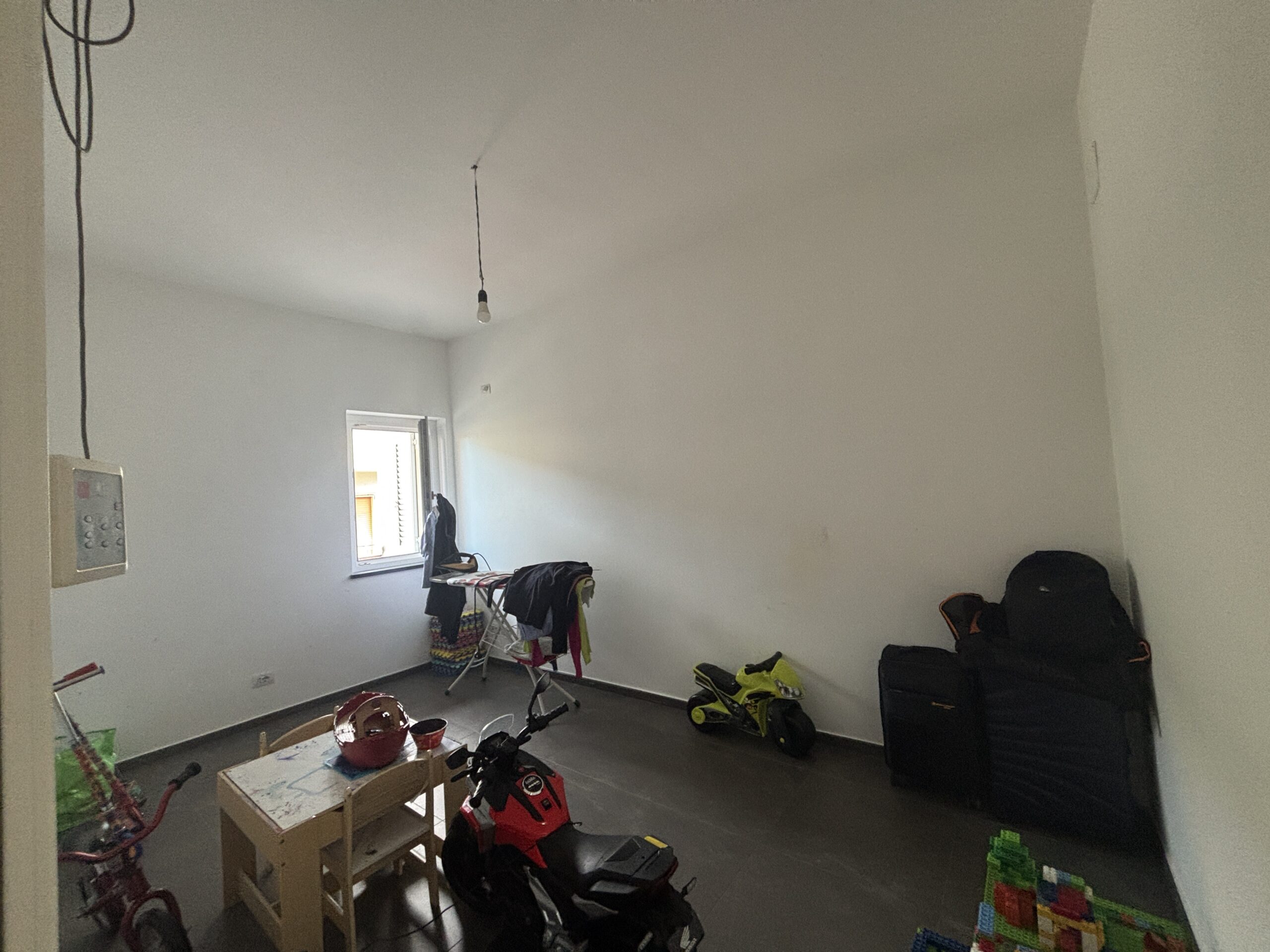 A fully equipped flat, ready to move into