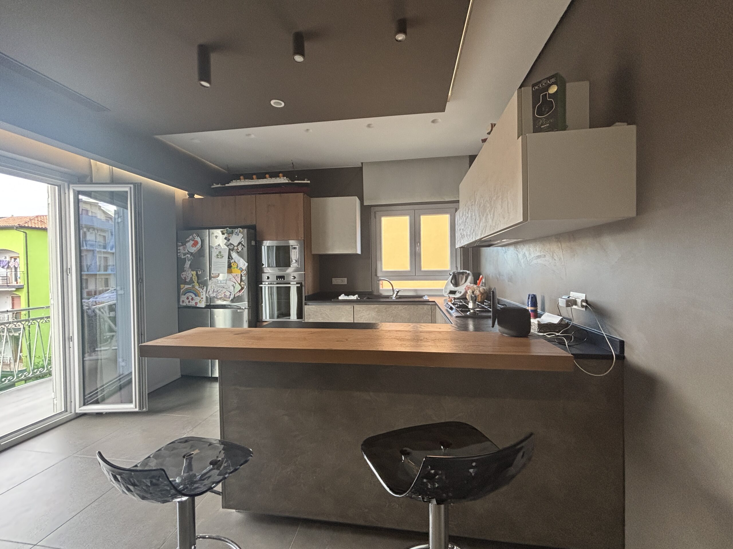 A fully equipped flat, ready to move into
